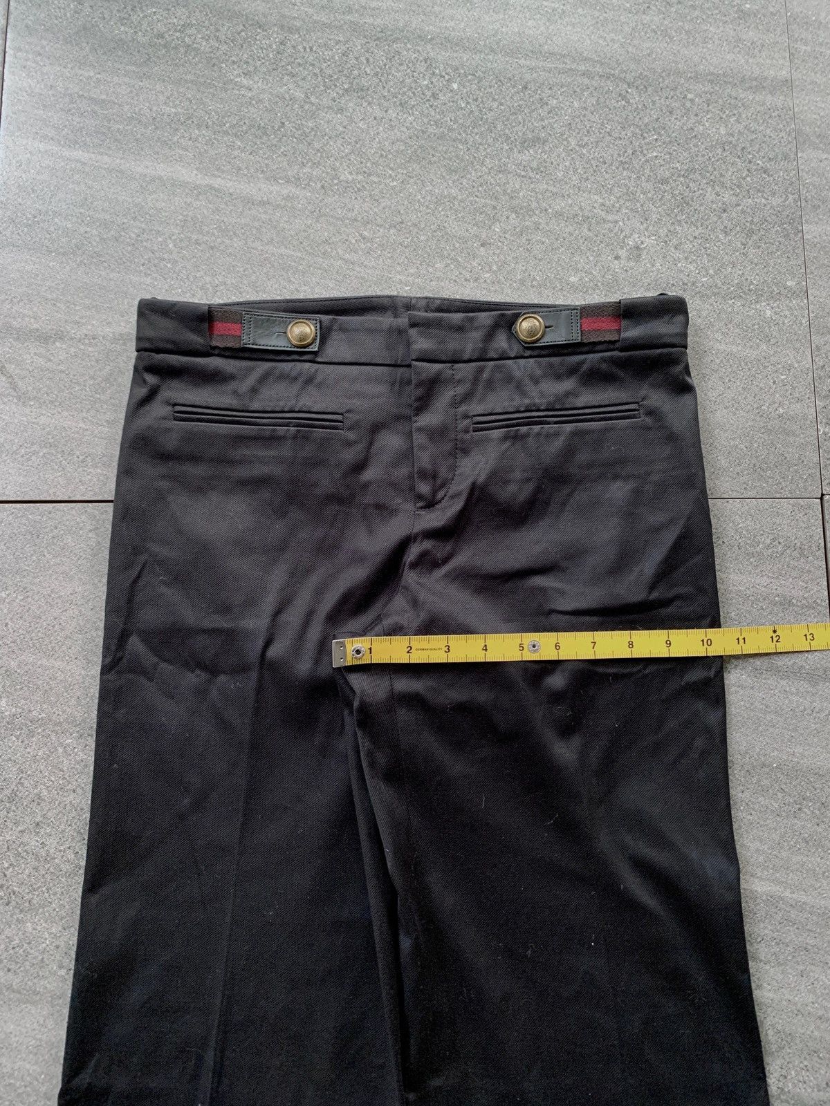 Gucci FREE TAX! Flared Belted Trousers By Gianni Frida Size US 31 - 16 Thumbnail