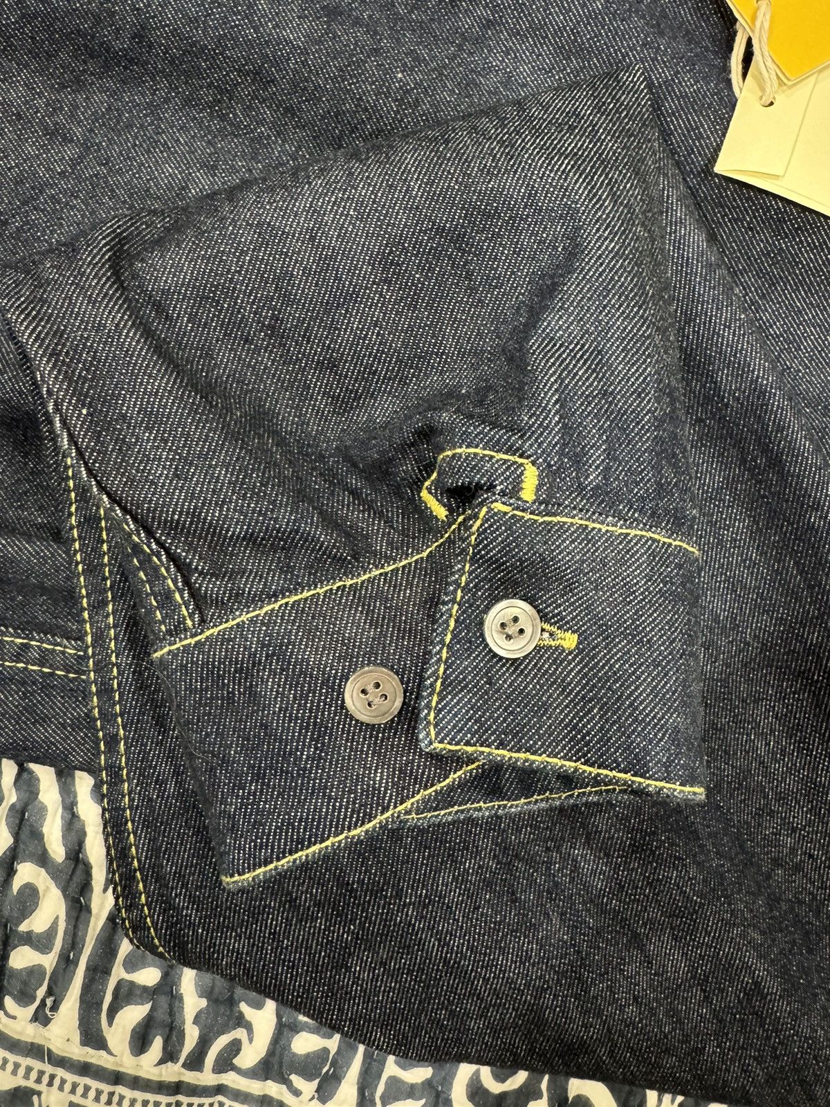 Marni Marni Wool-Patched Denim Jacket Size US XL / EU 56 / 4 - 12 Thumbnail