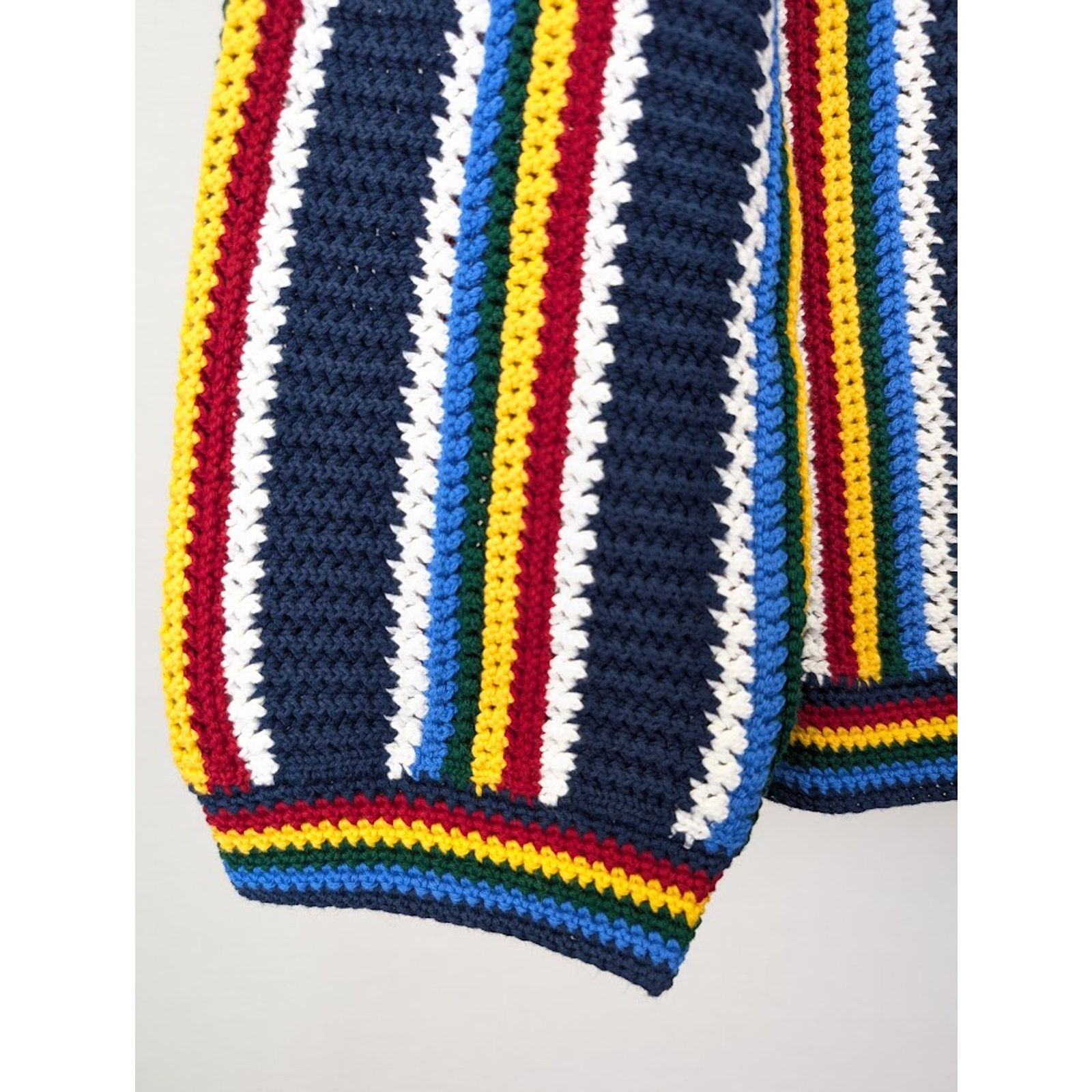 Casablanca o1rshd1 Q:2 / 555 / Cotton Crochet Shacket in Navy Size US XL / EU 56 / 4 - 8 Thumbnail