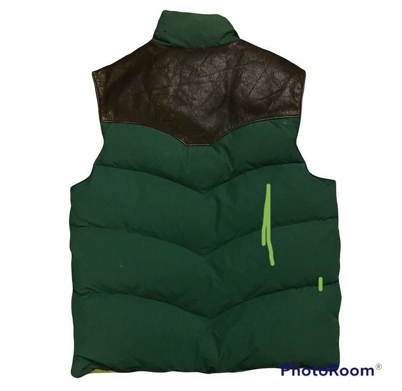 Designer × Polo Ralph Lauren × Vintage FINAL DROP‼️POLO Ralph Lauren Vest Puffer Leather Jacket Size US M / EU 48-50 / 2 - 2 Thumbnail