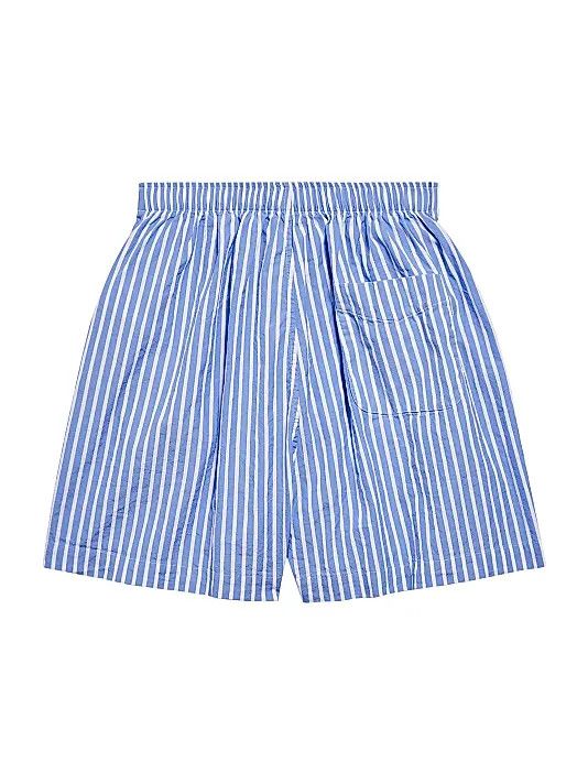 Balenciaga o1bcso1str0326 Pyjama Shorts in Blue/White Size US 34 / EU 50 - 2 Thumbnail