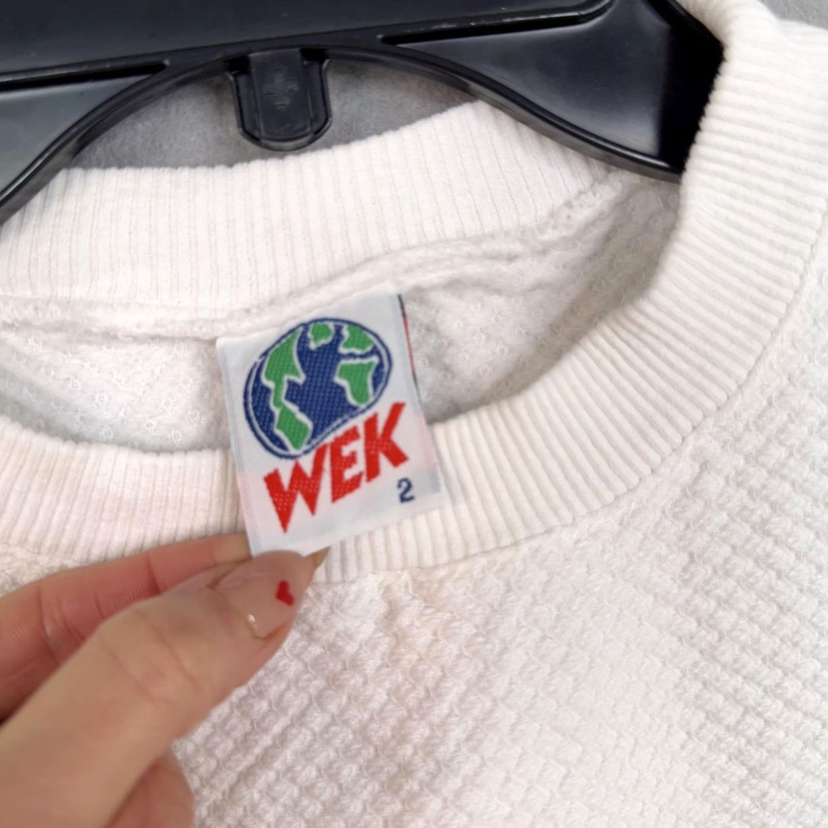 Vintage VINTAGE WEK San Francisco California Sweatshirt Adult 2XL White Embroidered 90s Mens pullover City Size US XXL / EU 58 / 5 - 5 Thumbnail