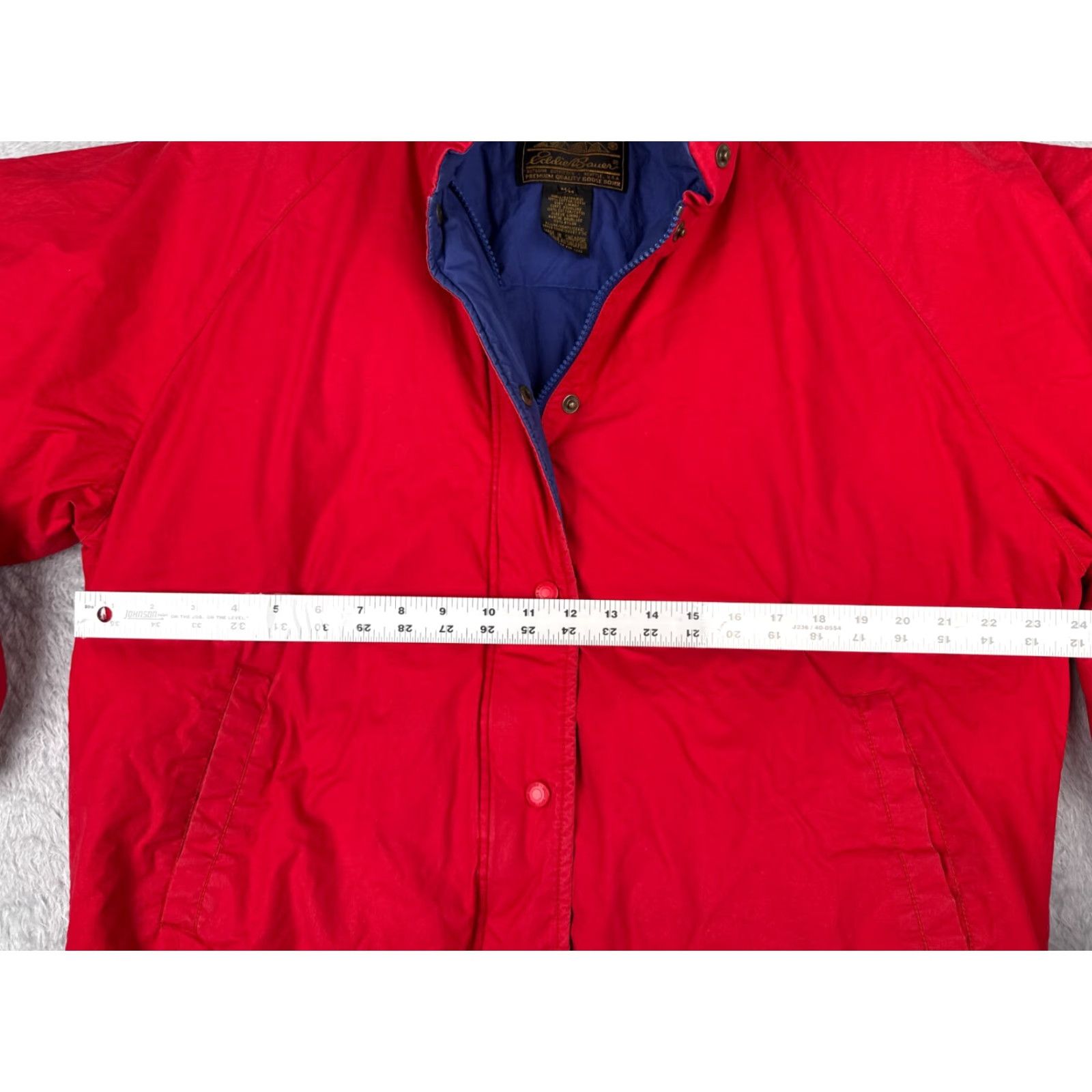 Eddie Bauer VINTAGE Eddie Bauer Jacket Men Medium Red Goose Down Insualtion Cotton Shell Zip Size US M / EU 48-50 / 2 - 7 Thumbnail
