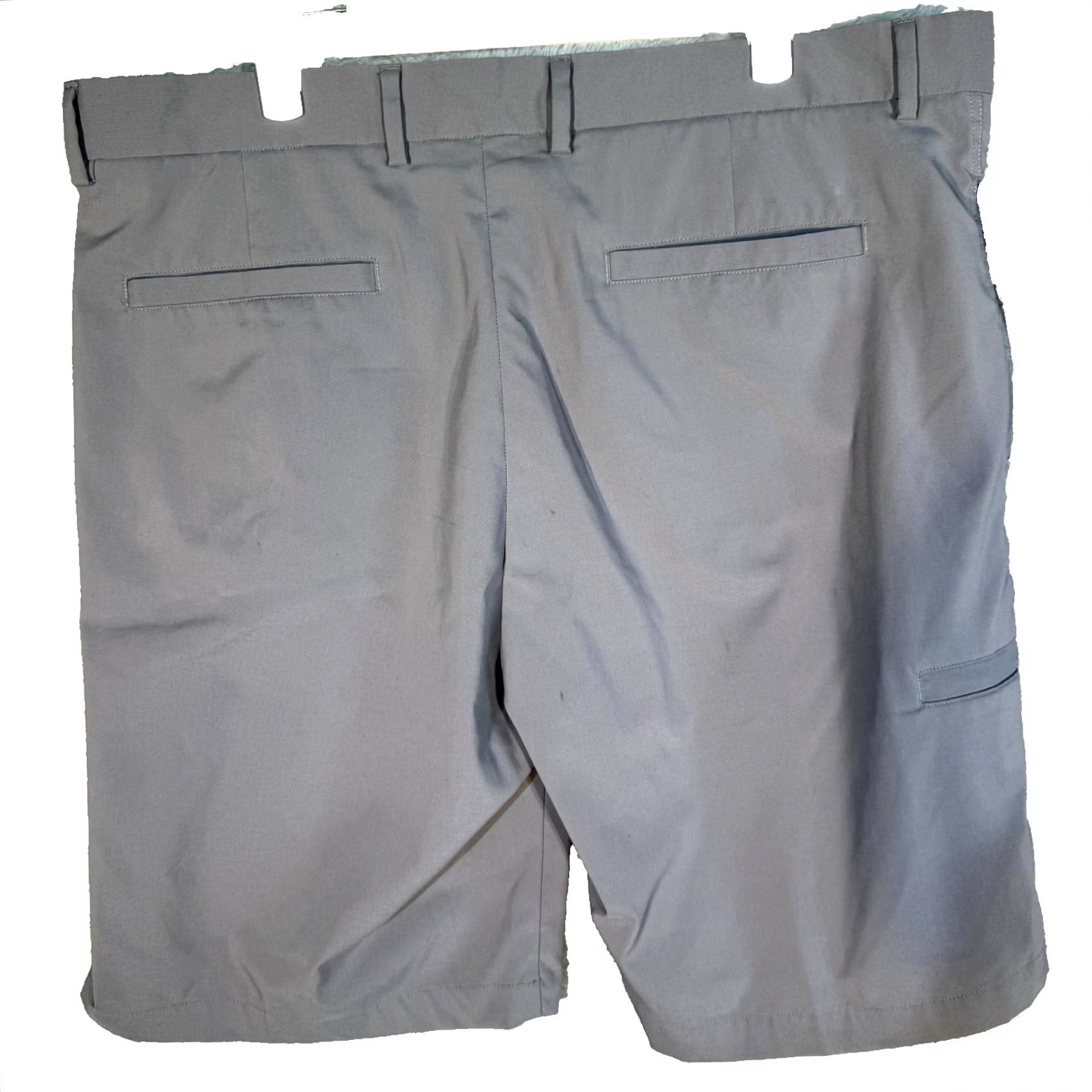 Vintage Greg Norman Mens Shorts 38 Gray Stretch Mid-Rise Flat Front Classic Size US 38 / EU 54 - 2 Thumbnail