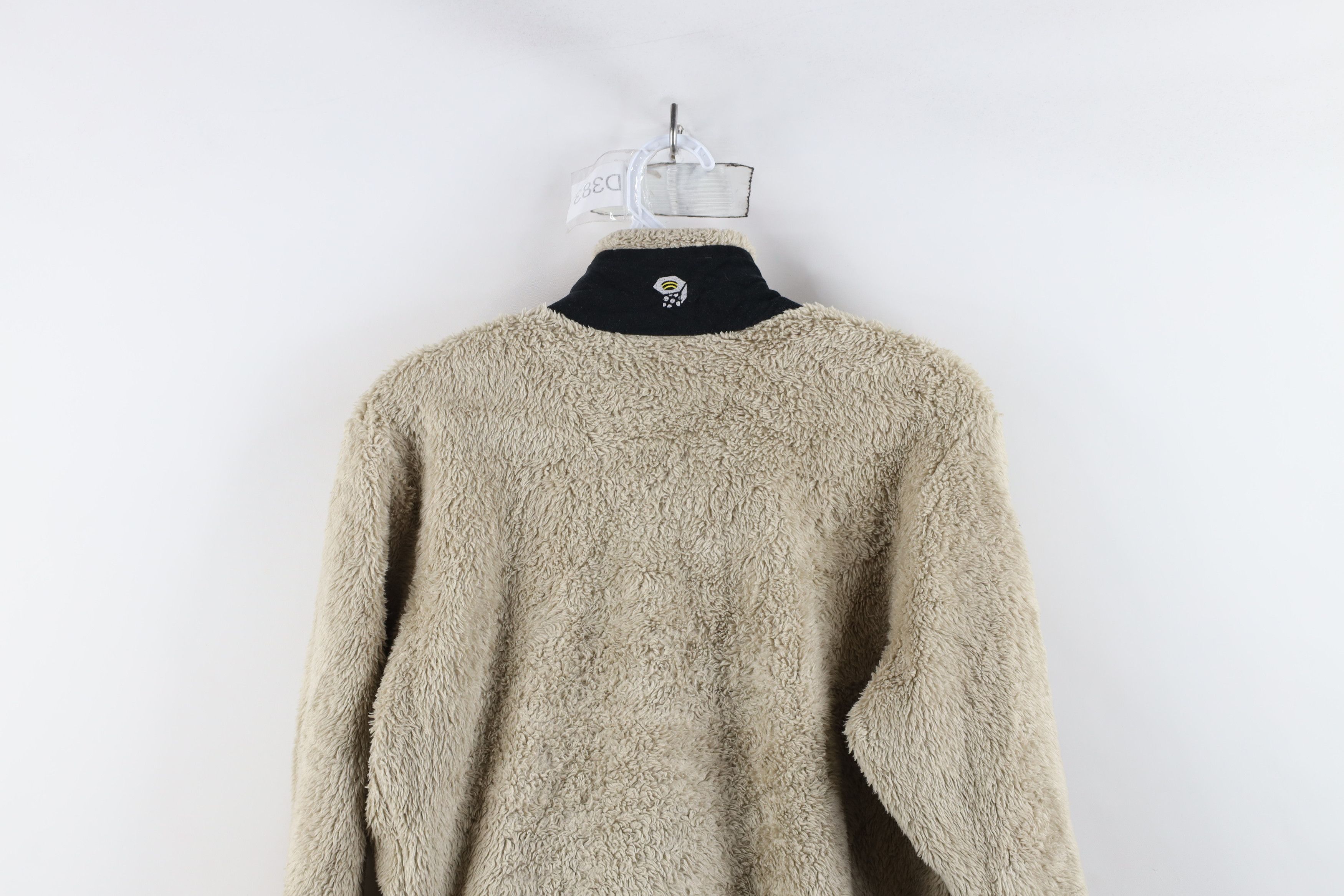 Mountain Hardwear × Vintage Mountain Hardwear Block Shag Fleece Full Zip Jacket Brown Size M / US 6-8 / IT 42-44 - 14 Thumbnail