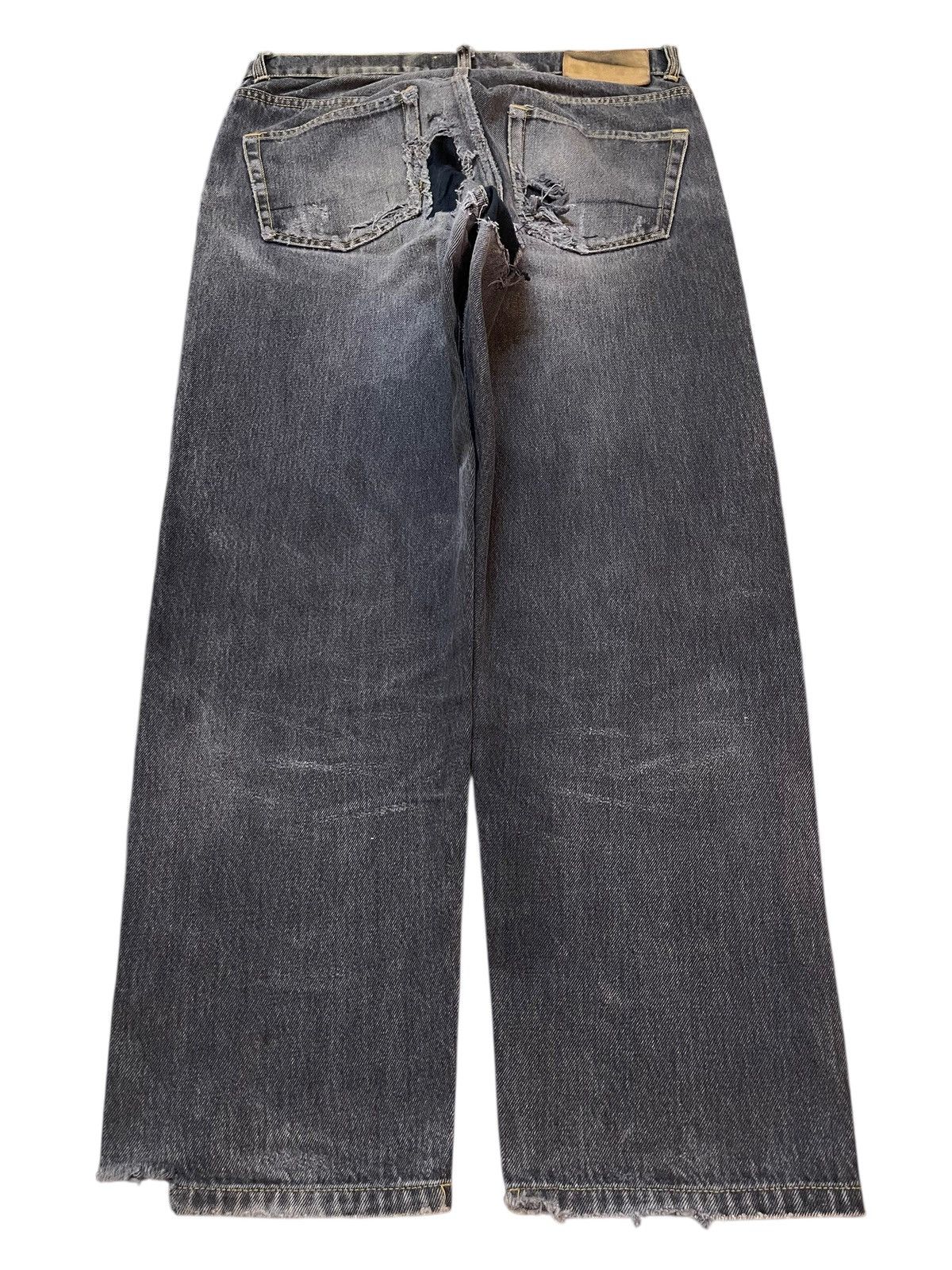 Palace Vintage Usa Palace Jeans Faded Wash Distress Baggy Jeans Size US 31 - 2 Thumbnail