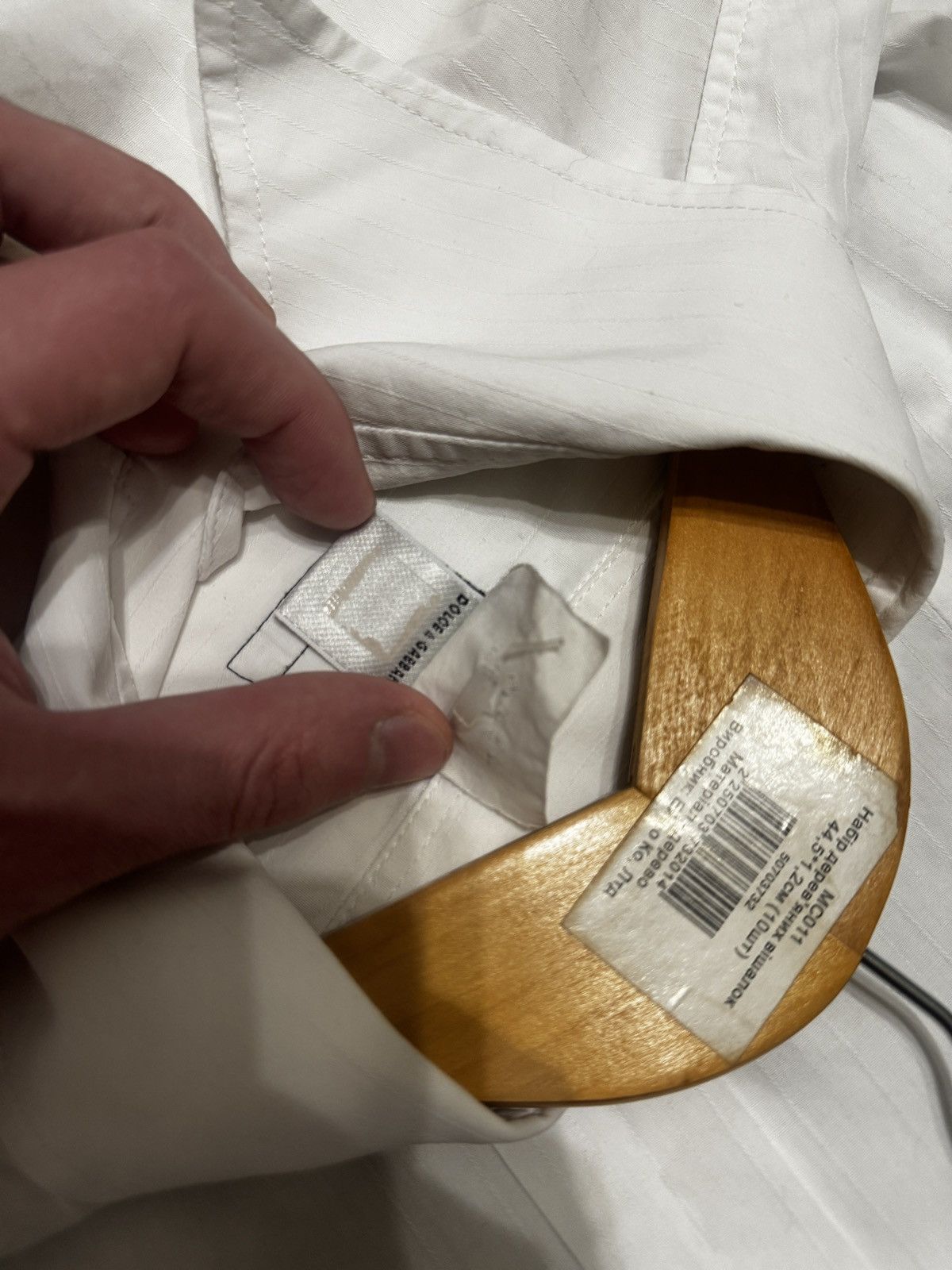 Dolce & Gabbana Dolce & Gabbana White Button Up Shirt | Size 38 / 52 Size US M / EU 48-50 / 2 - 10 Thumbnail