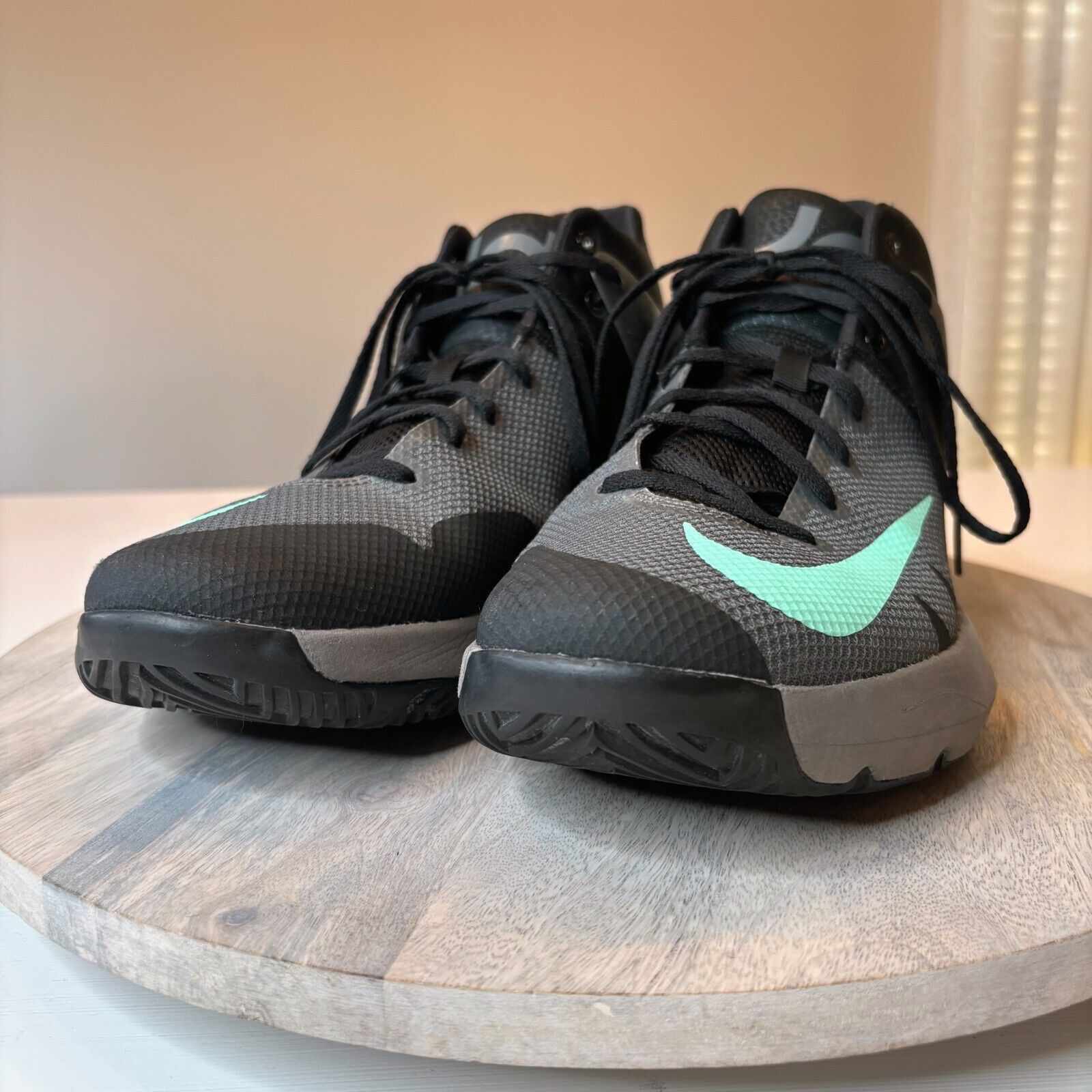 Nike Nike Men's KD Trey 5 VI Grey Green Glow Sneakers Size 11.5 Size US 11.5 / EU 44-45 - 2 Thumbnail