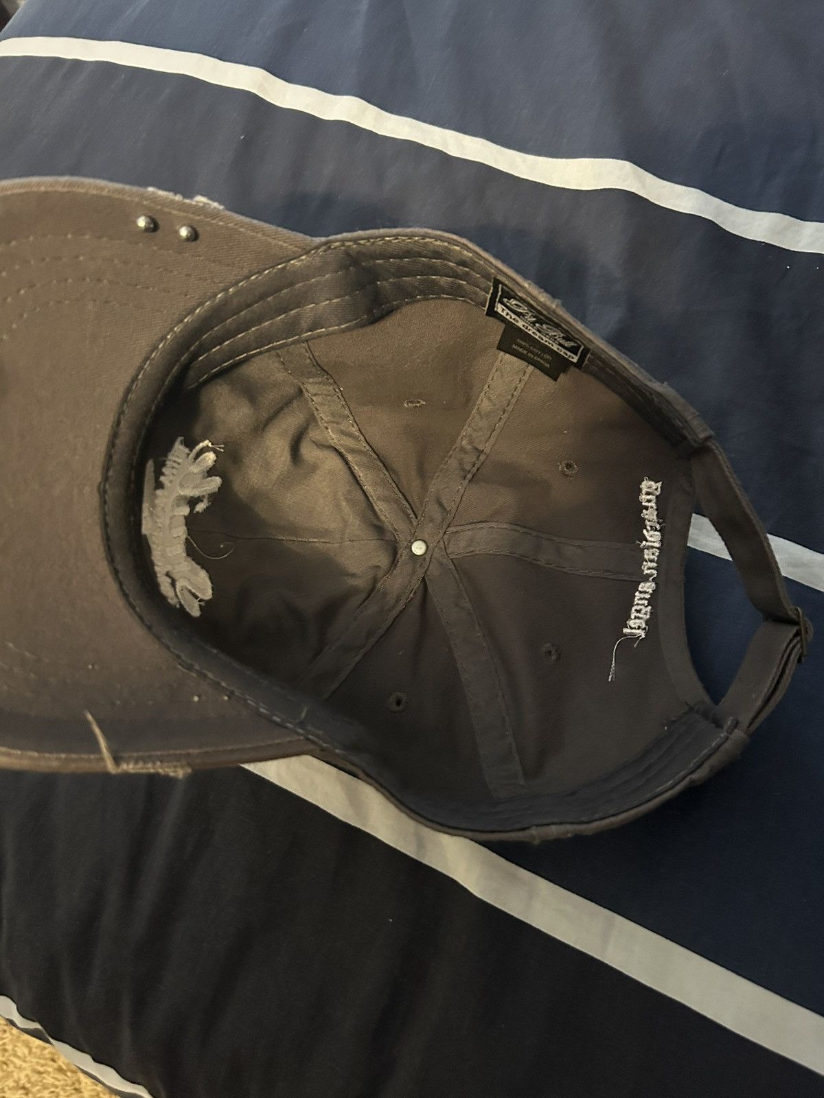 Guardian Angel Guardian Angel Smile Distressed Cap Size ONE SIZE - 3 Thumbnail