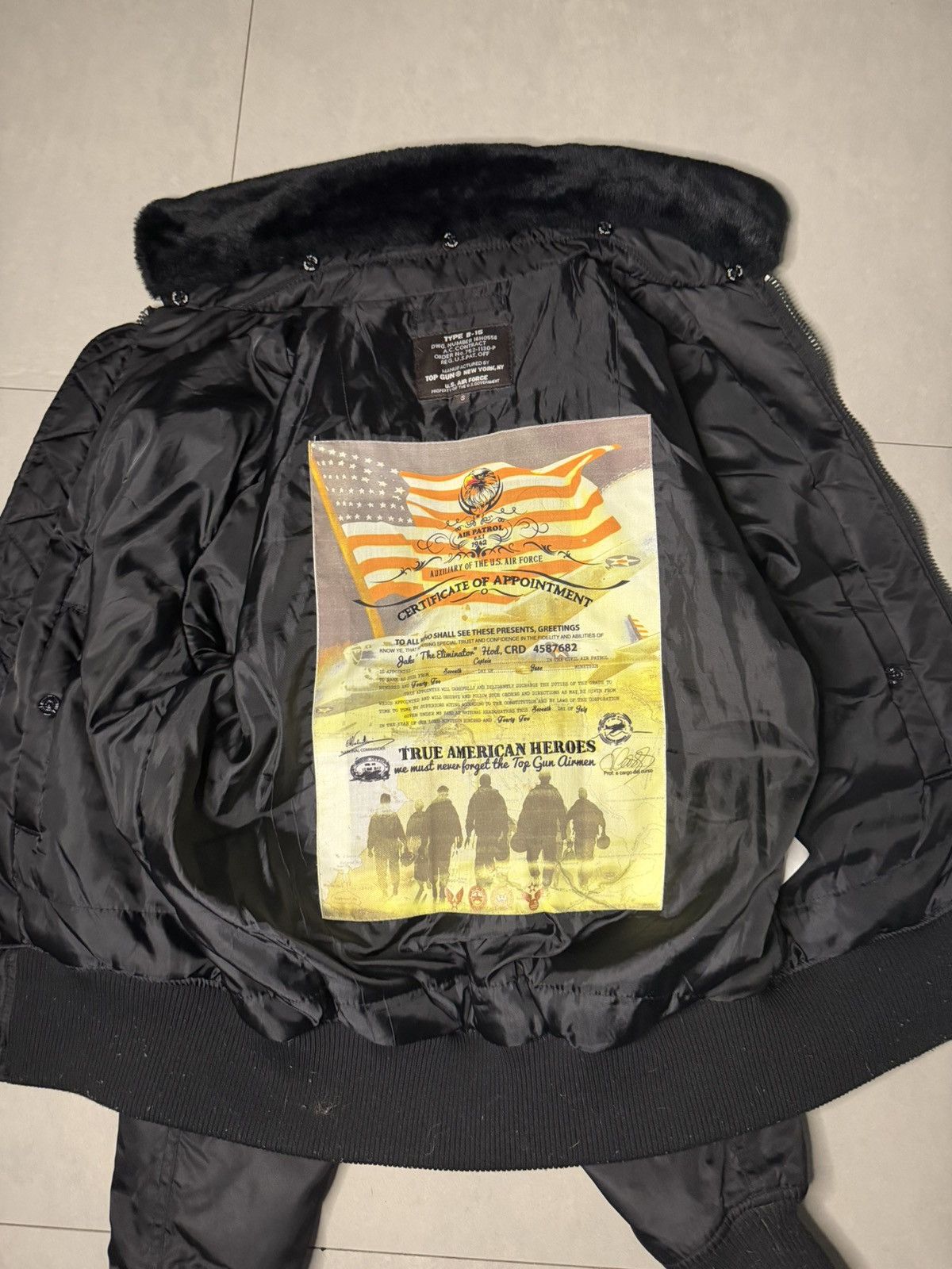 Other Top Gun MA‑1 Bomber Jacket — Patch Details — Size S Size US S / EU 44-46 / 1 - 4 Thumbnail