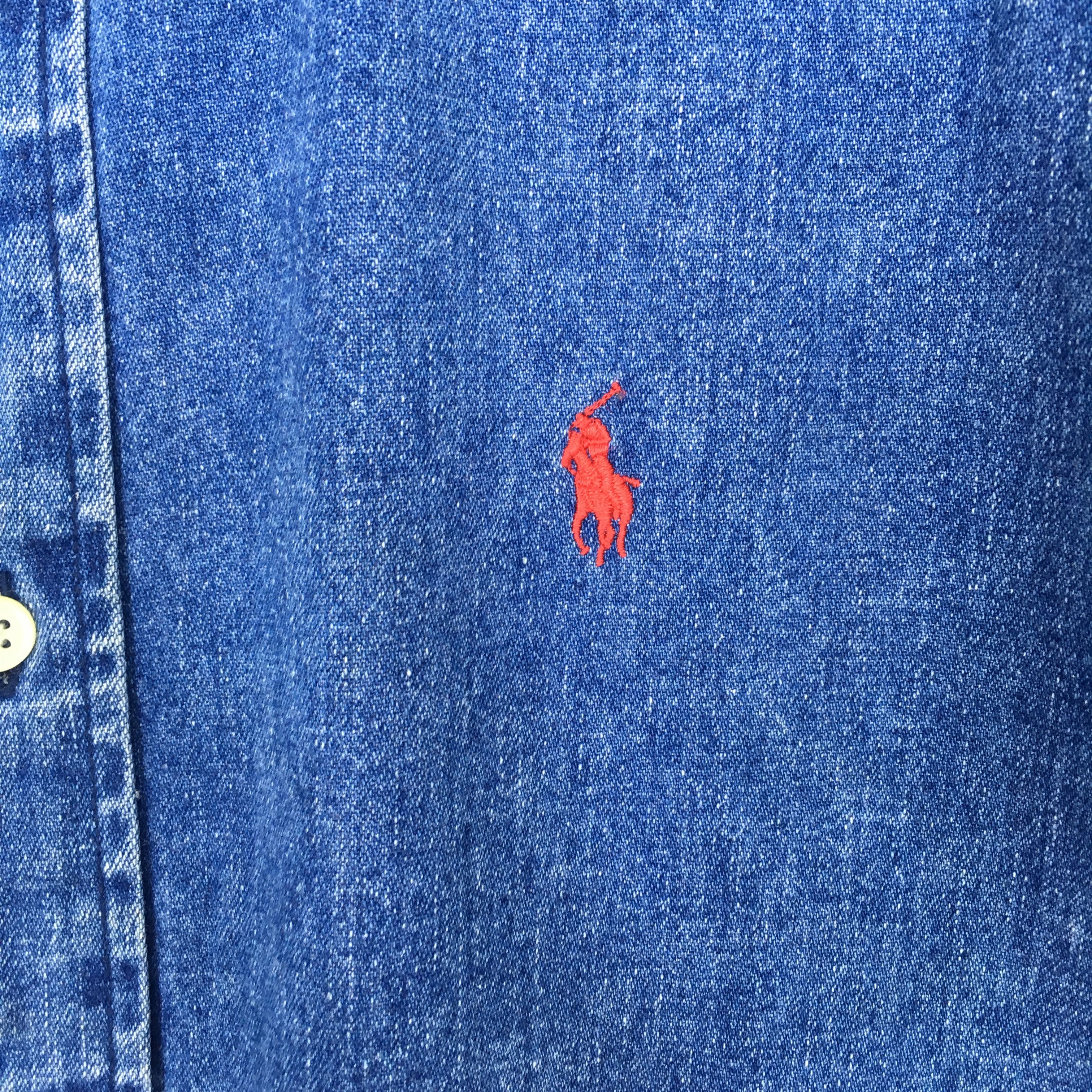 Polo Ralph Lauren Vintage 90's Polo Country Ralph Lauren Jeans Shirt - 1841 Size US S / EU 44-46 / 1 - 6 Thumbnail