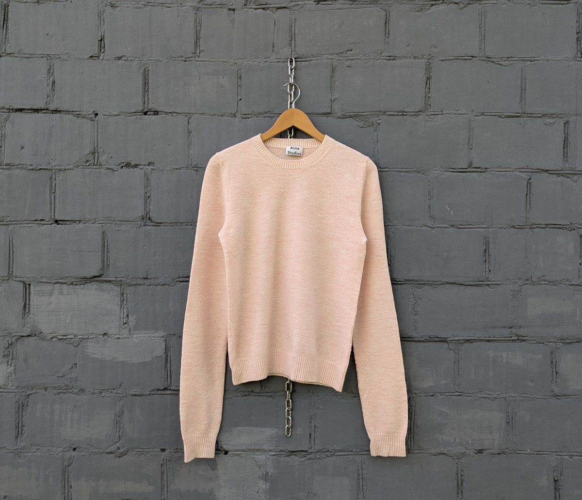 Acne Studios Acne Studios Sweater Baby Pink Wool Mari Boiled Size M / US 6-8 / IT 42-44 - 1 Thumbnail