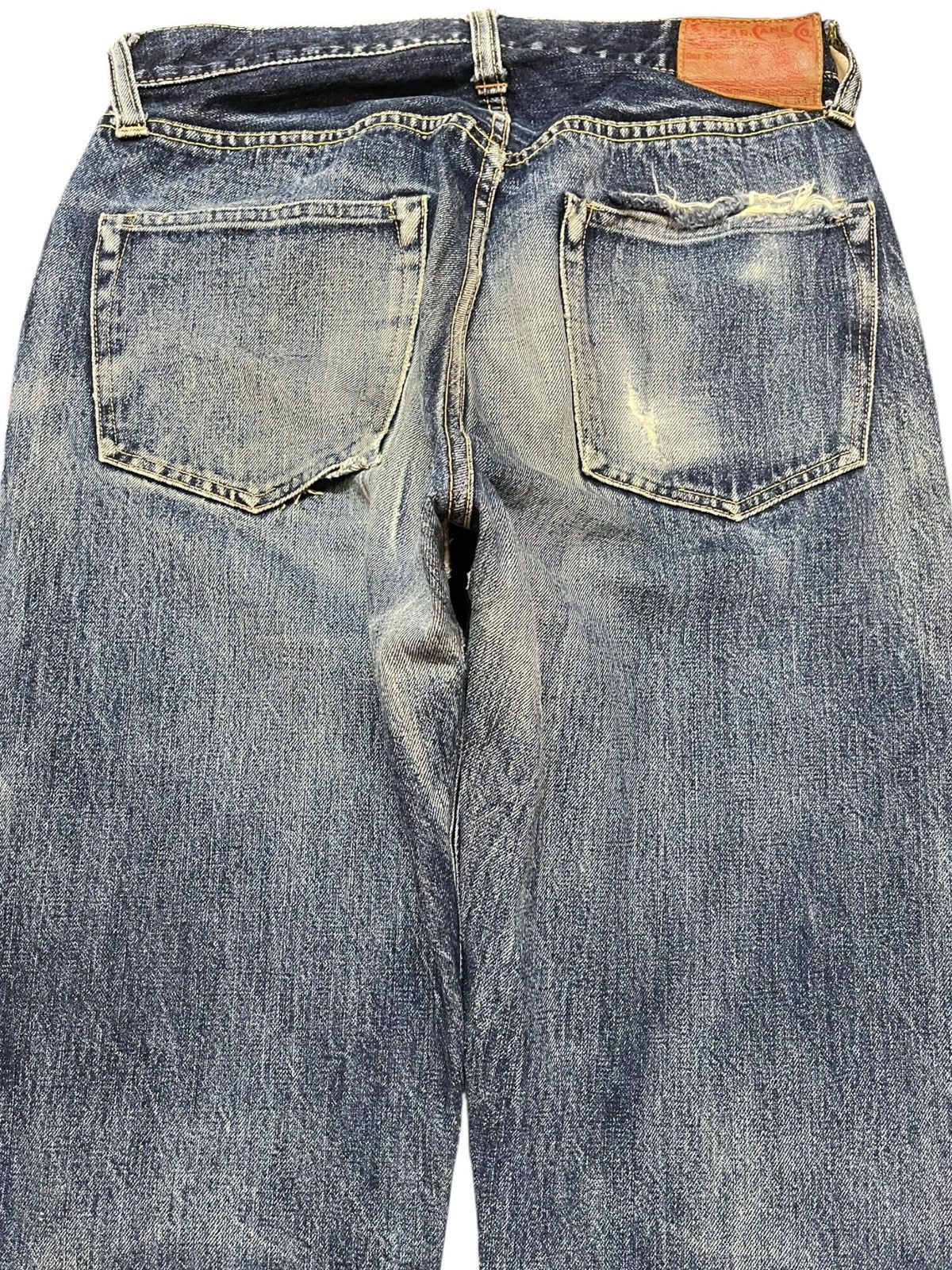 Sugar Cane Vintage Sugar Cane 1947 Selvedge Distressed Denim Size US 29 - 7 Thumbnail