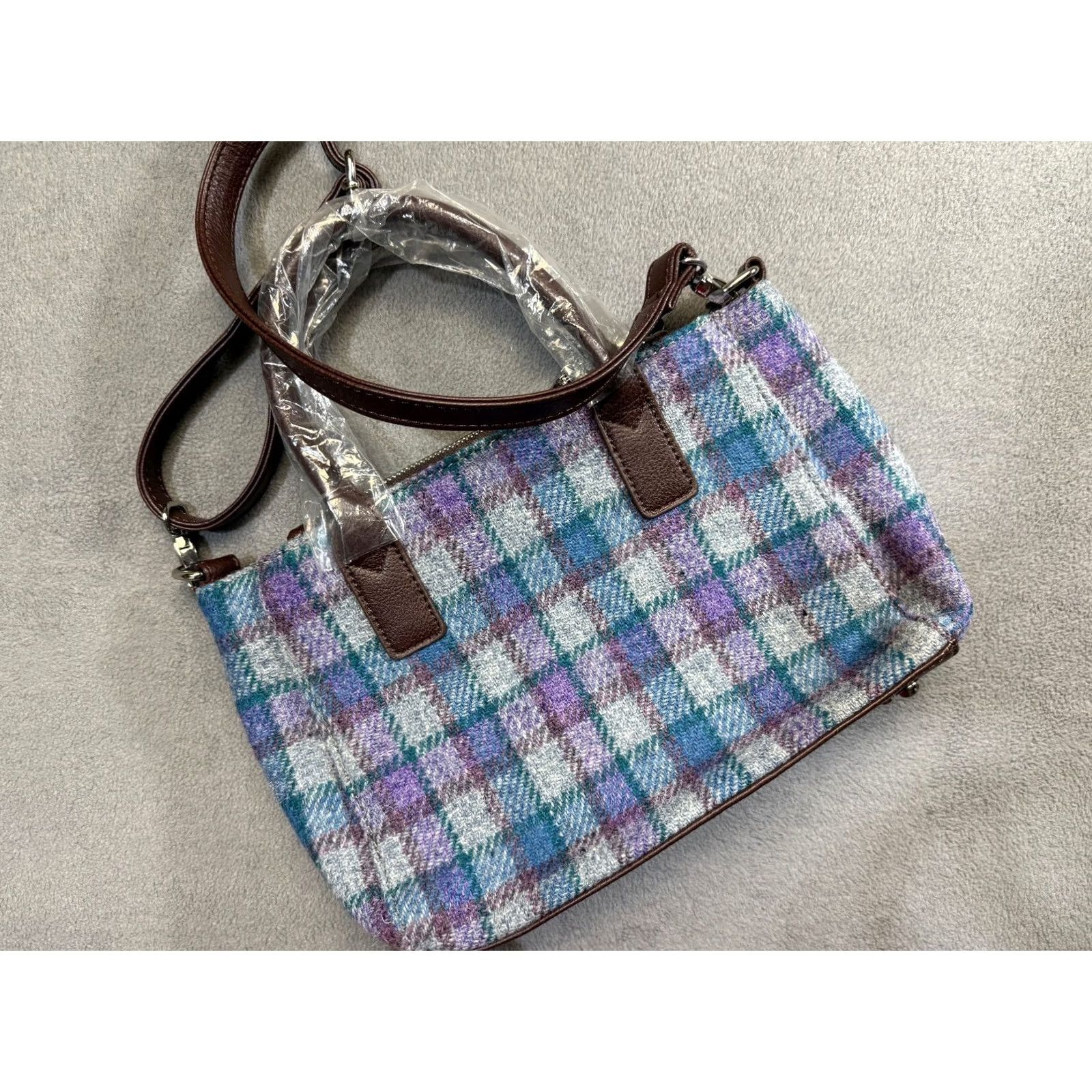 Harris Tweed Glen Appin Of Scotland Harris Tweed shoulder bag Women Multicolor Wool Exterior Bag Style Shoulder Bag Size ONE SIZE - 7 Thumbnail