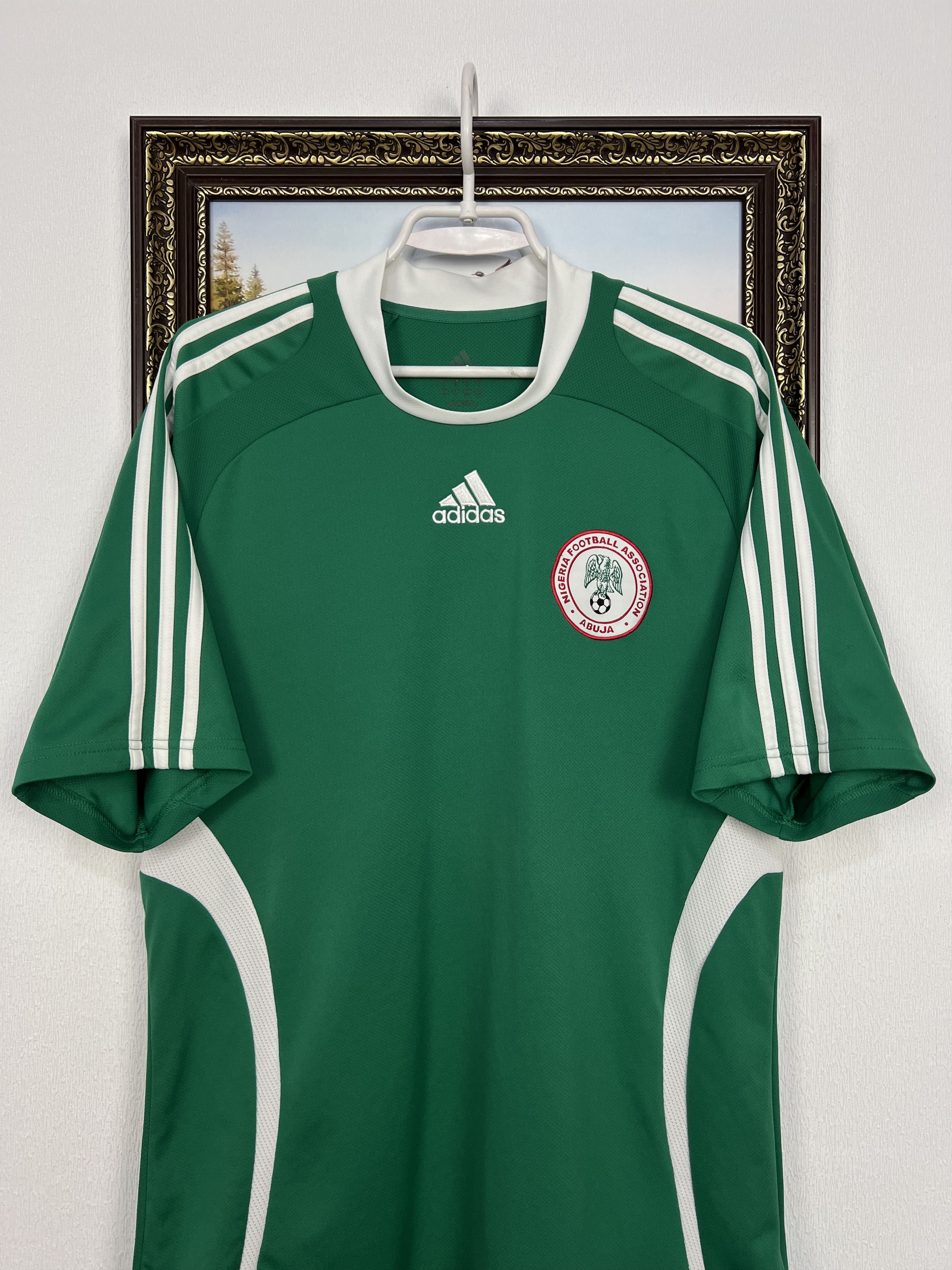 Adidas Nigeria Home football shirt 2005 Soccer #10 Mikel Adidas Size US L / EU 52-54 / 3 - 2 Thumbnail