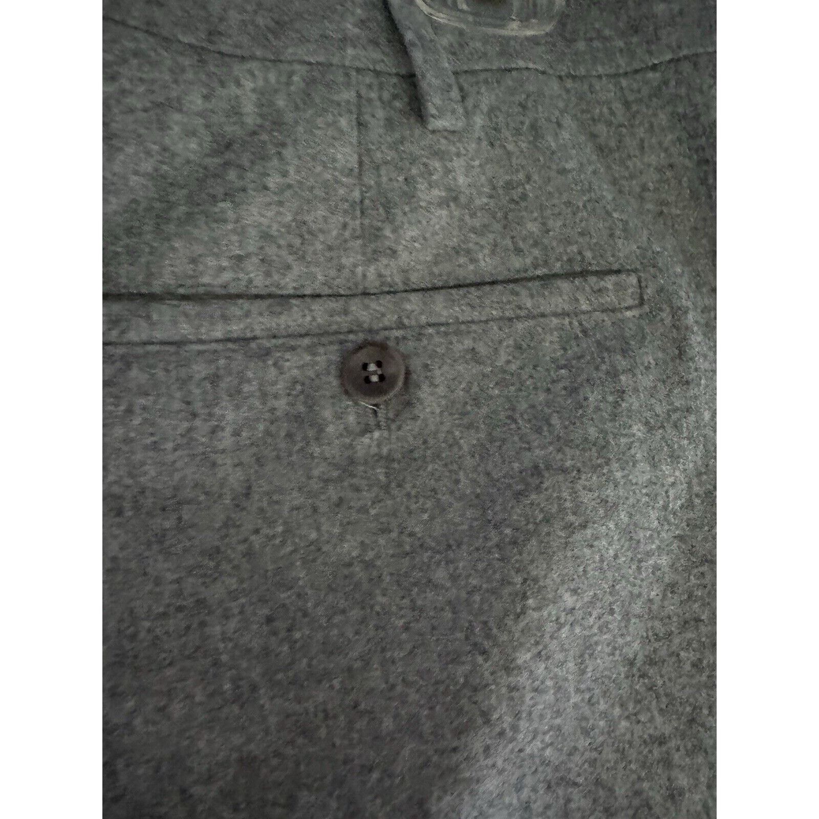Loro Piana Loro Piana Trousers Wool Flannel Tweed Gray 58/28 Ins Pants Size US 42 / EU 58 - 7 Thumbnail