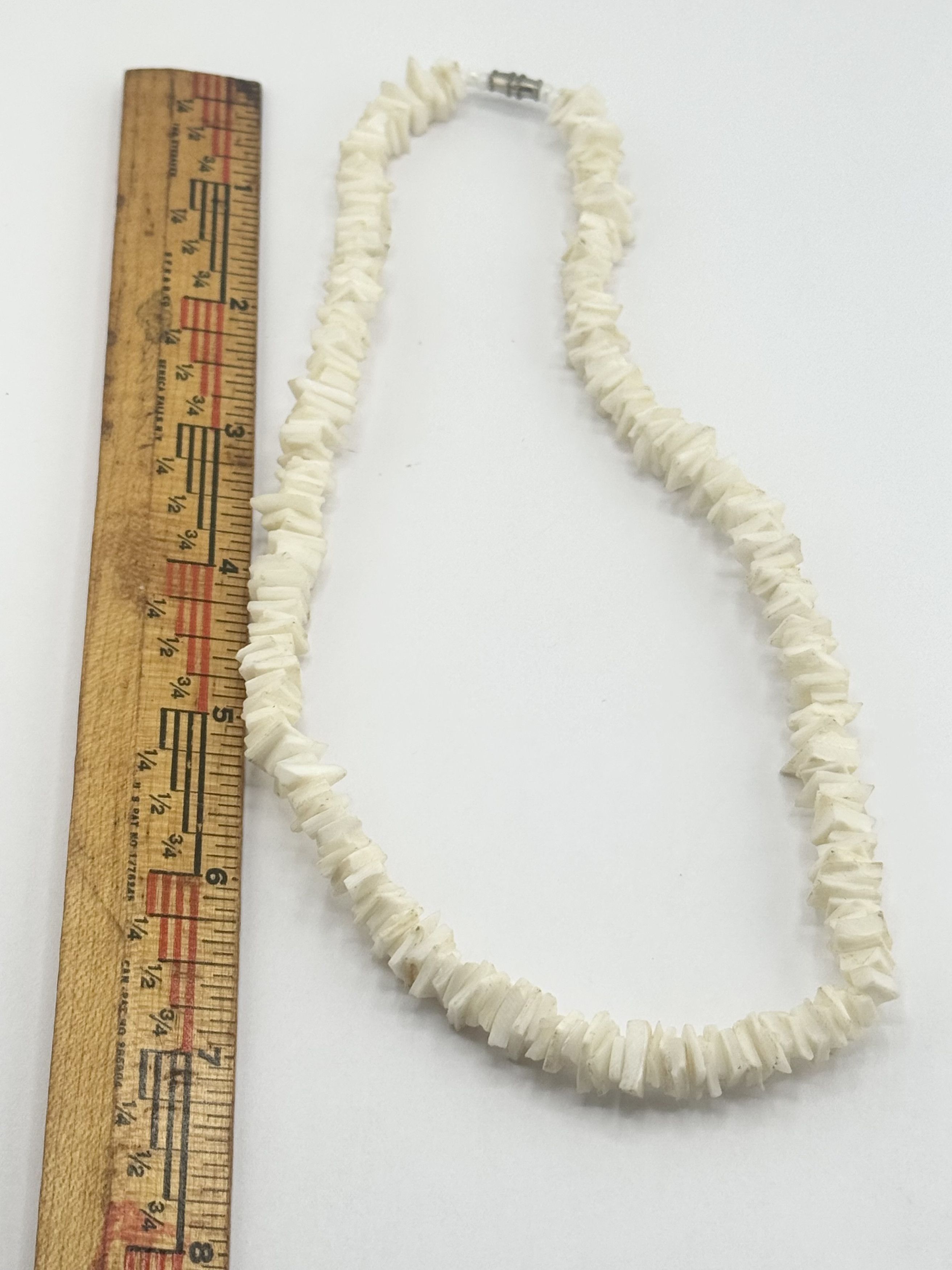 Vintage Vintage puka Shell collar beaded necklace Size ONE SIZE - 4 Thumbnail