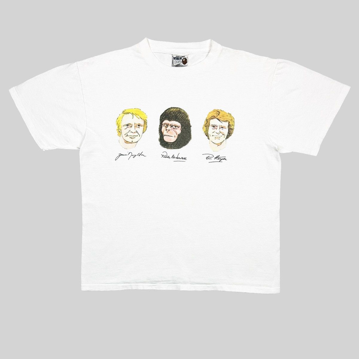Bape Bape Planet Of the Apes Mego Tee Size US L / EU 52-54 / 3 - 1 Thumbnail