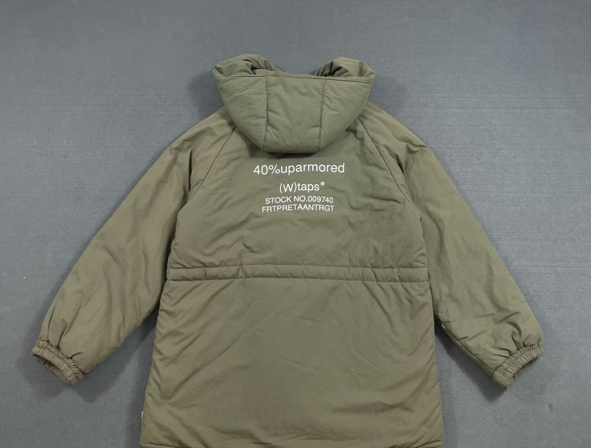 Wtaps Green Padded Hooded Jacket - XS Size US XXS / EU 40 - 2 Thumbnail
