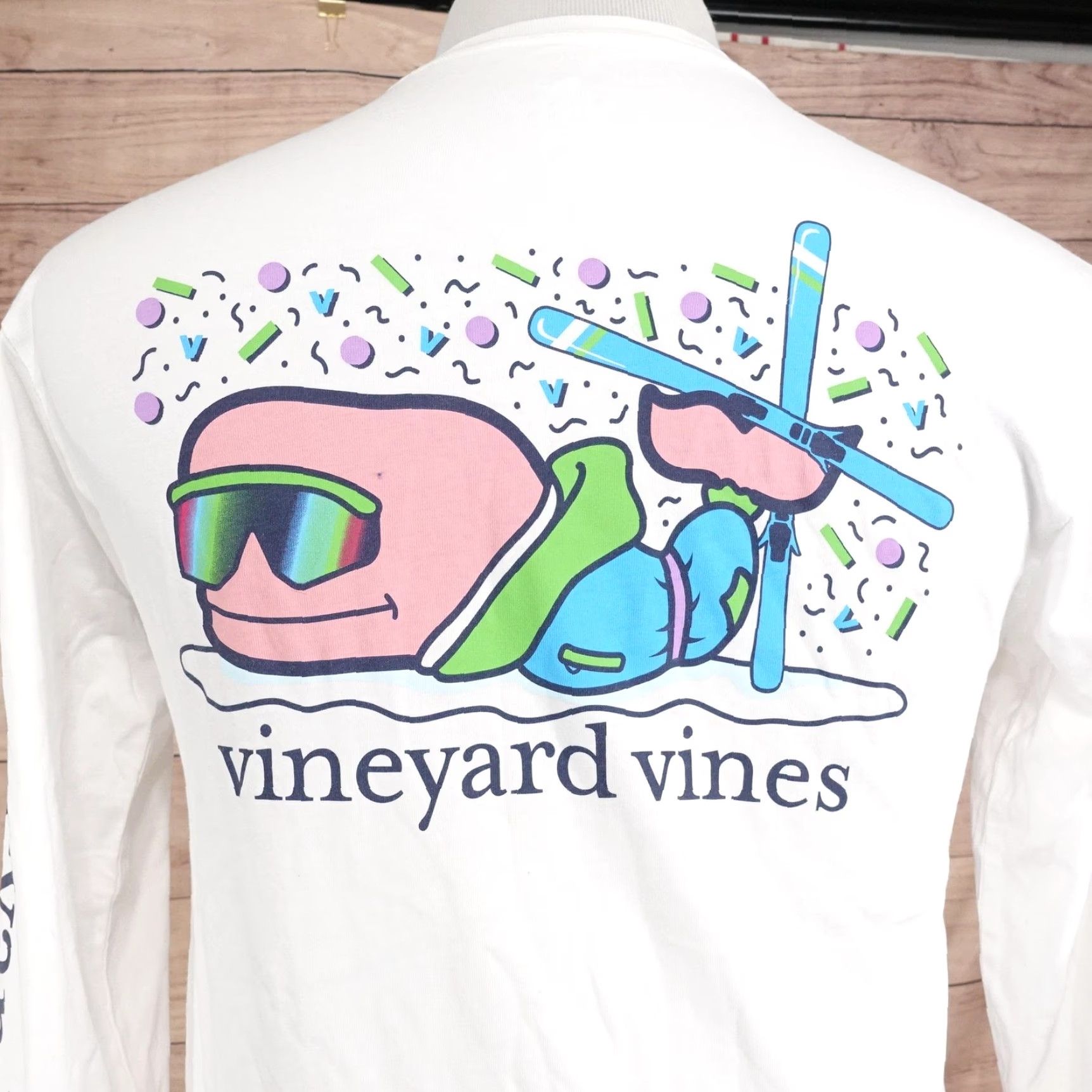 Vineyard Vines Vineyard Vines Shirt Mens XS White Graphic Pocket Long Sleeve Crew Neck Size US XS / EU 42 / 0 - 2 Thumbnail