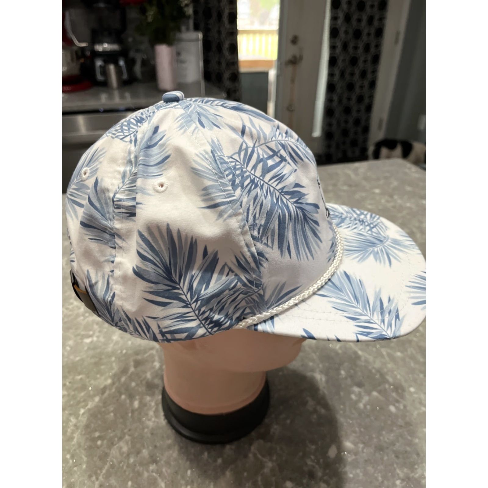 Imperial Imperial DNA Project Dry Martini Floral Golf Strapback Blue White Baseball Cap Unisex Adults Adjustable Polyester Size ONE SIZE - 4 Thumbnail