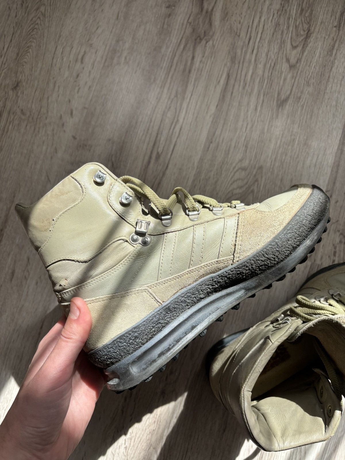 Adidas Vintage 80s Adidas Alaska Trekking Boots Made in Yugoslavia Size US 7 / EU 40 - 10 Thumbnail
