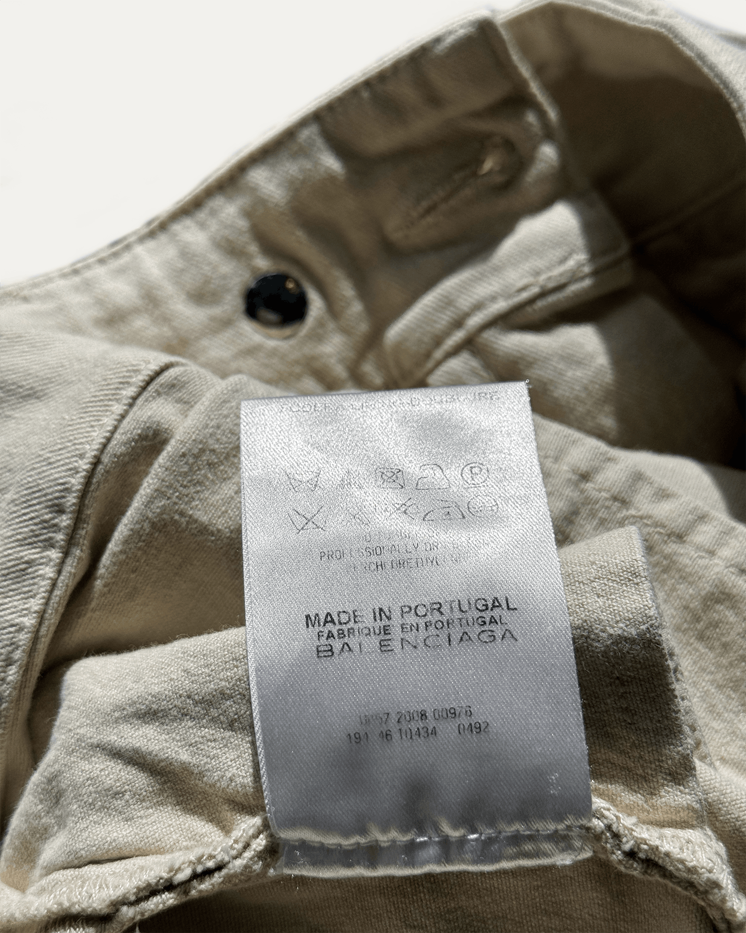Balenciaga Balenciaga 2008 Beige Skinny Jeans Size 25" / US 0 / IT 36 - 4 Thumbnail