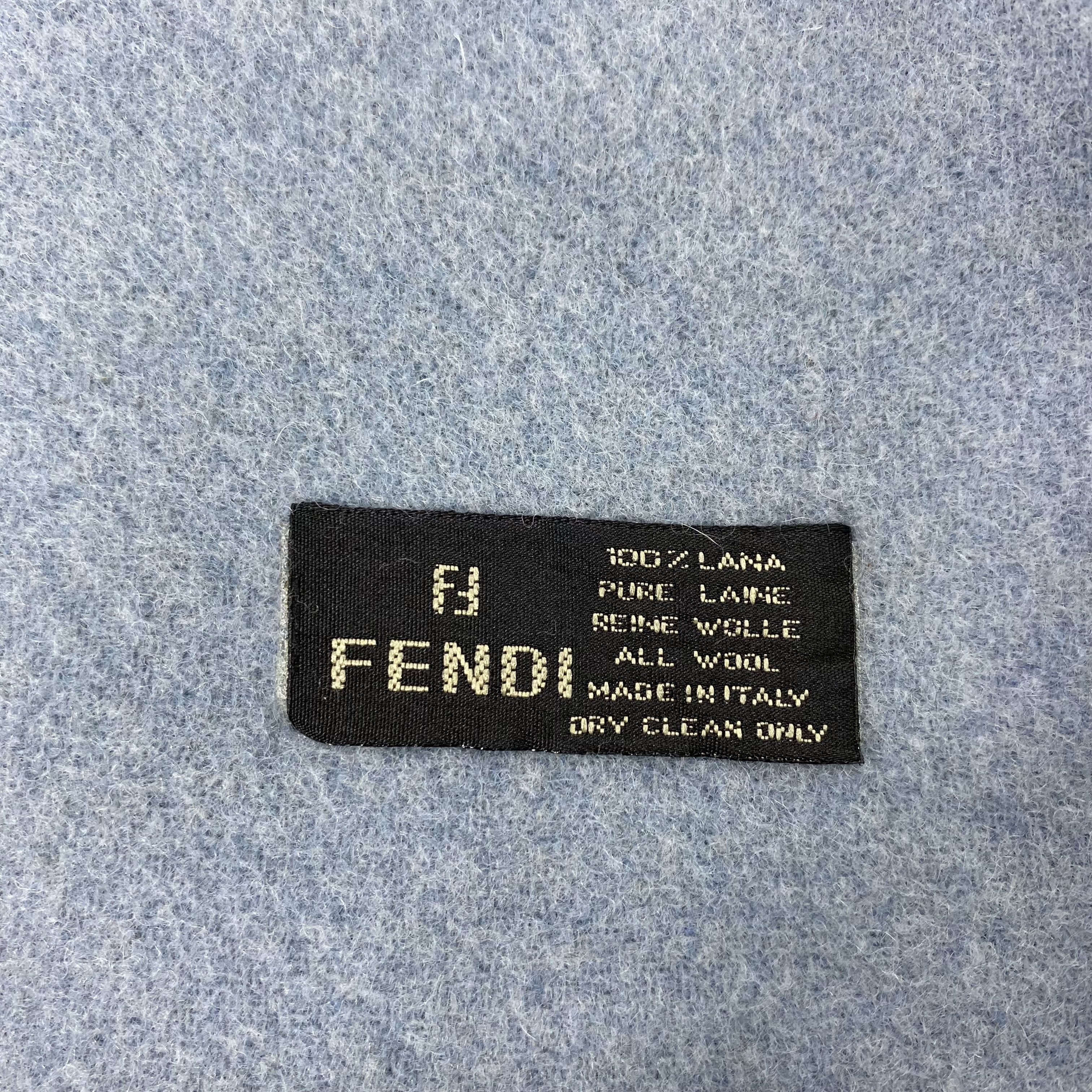 Fendi × Vintage Vintage Fendi Muffler / Scarf / Neckwear-T1446 Size ONE SIZE - 6 Thumbnail