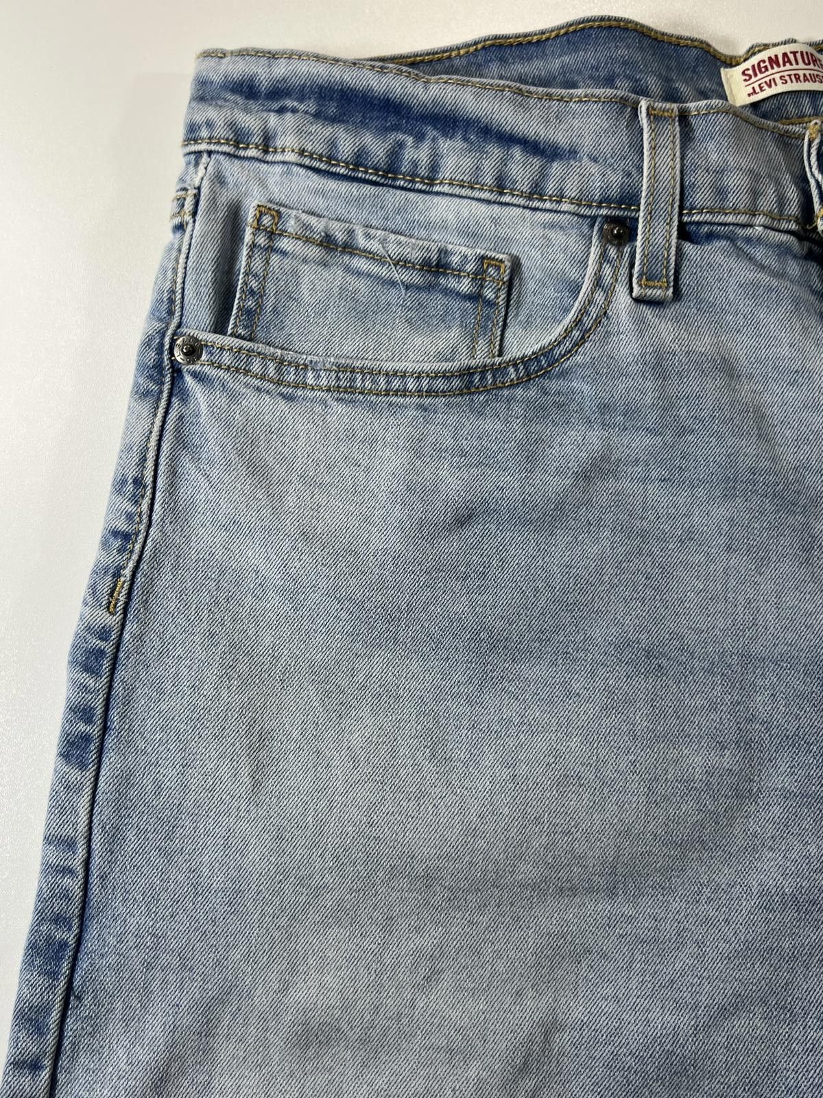 Other Signature Levi Strauss Light Blue Denim Shorts 32 Size US 32 / EU 48 - 3 Thumbnail