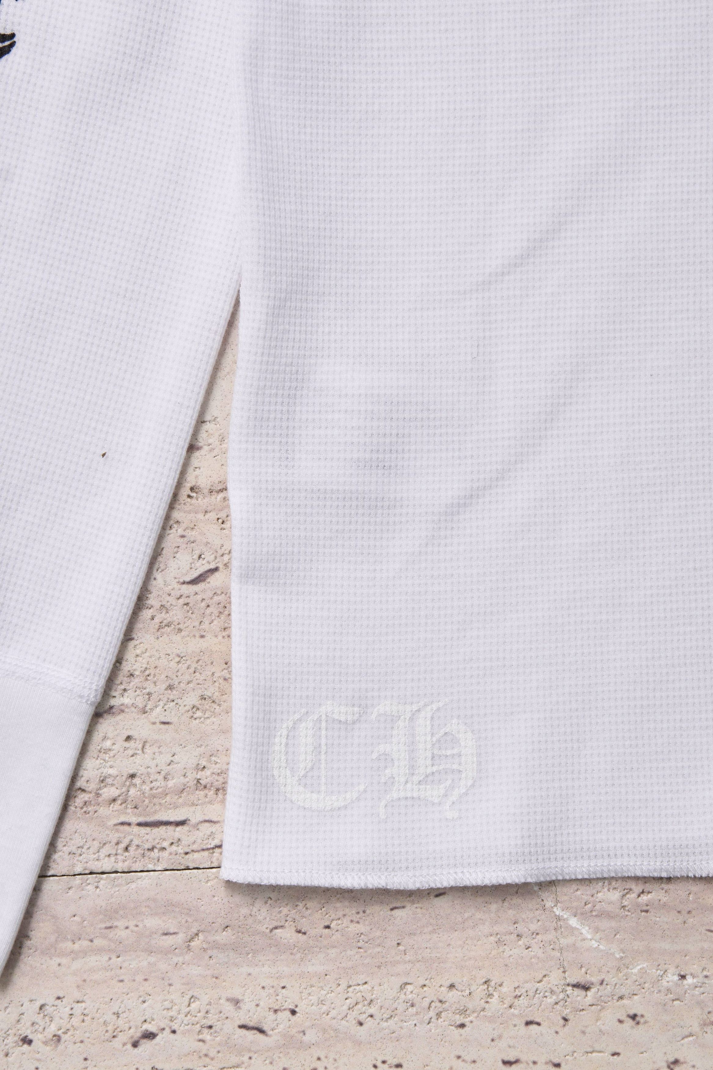 Chrome Hearts Chrome Hearts Dagger Thermal long t-shirt white Size L / US 10 / IT 46 - 3 Thumbnail