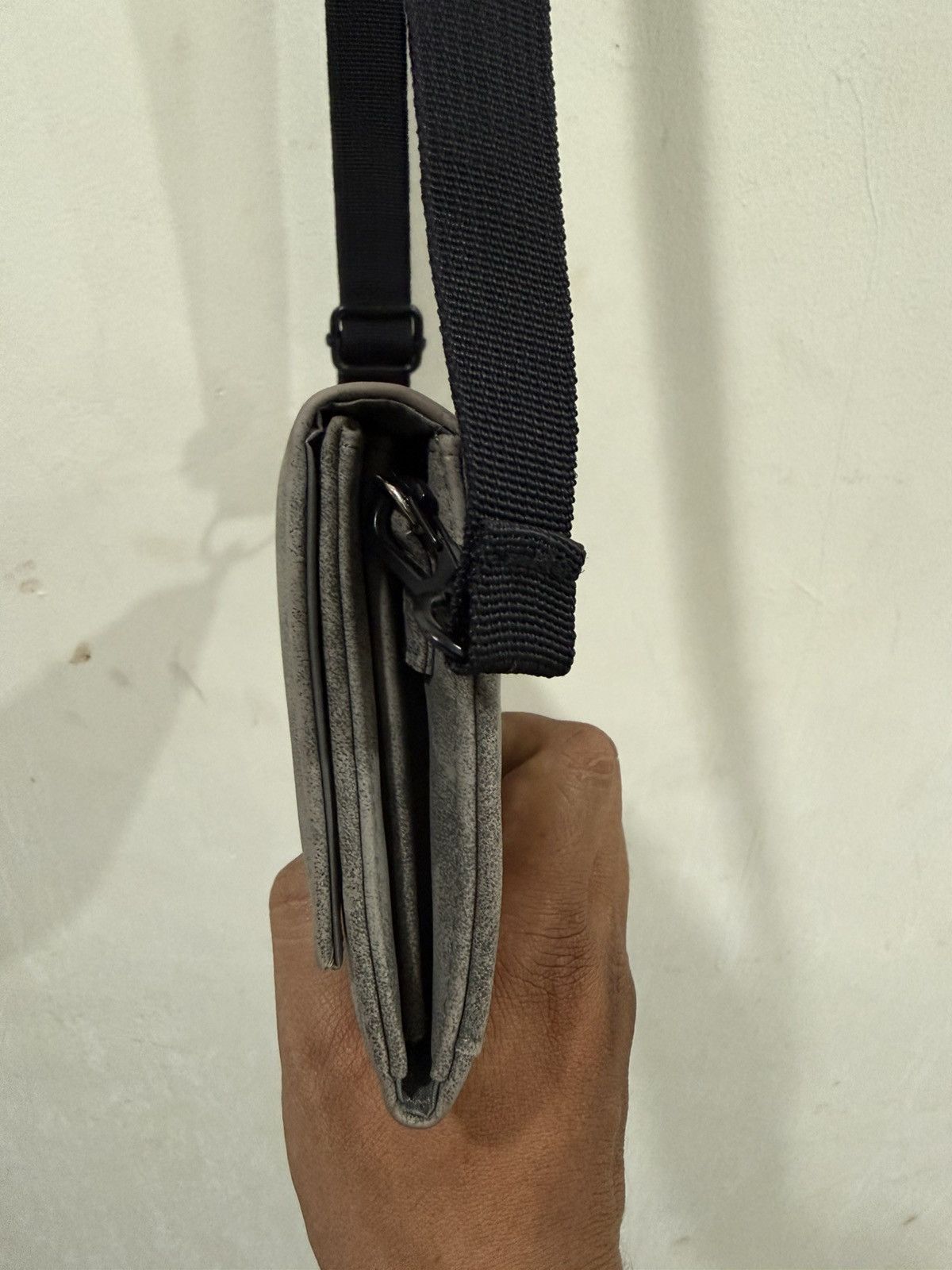 Y's VTG Y’s Yohji Grey Suede Wallet+Sling Bag Size ONE SIZE - 4 Thumbnail
