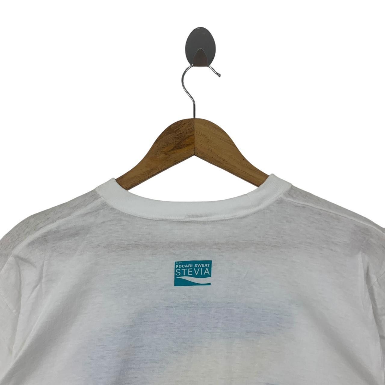 Vintage Vintage 80’ POCARI SWEAT STEVIA DIET Japan Ads Tee Shirt Size US L / EU 52-54 / 3 - 6 Thumbnail