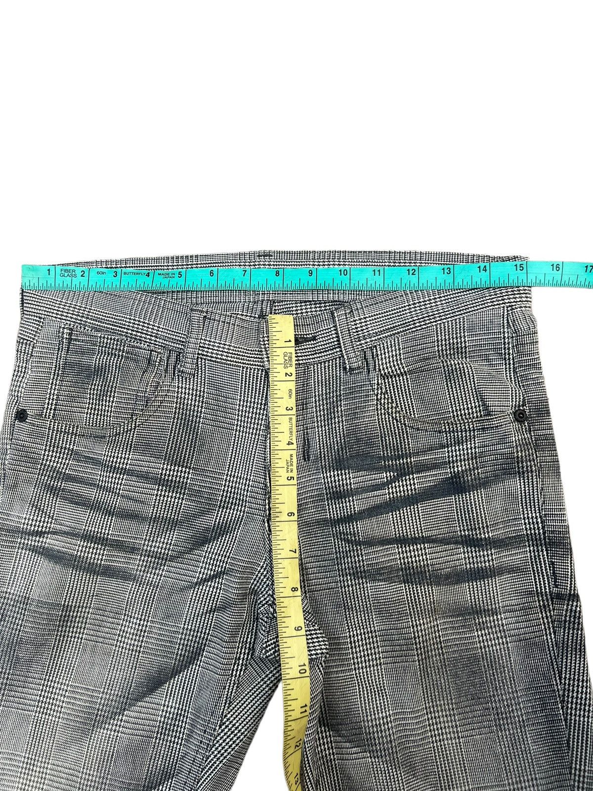 Black Barrett Neil Barrett Black Barret Japan Made Stretch Checks Skinny Size US 29 - 3 Thumbnail