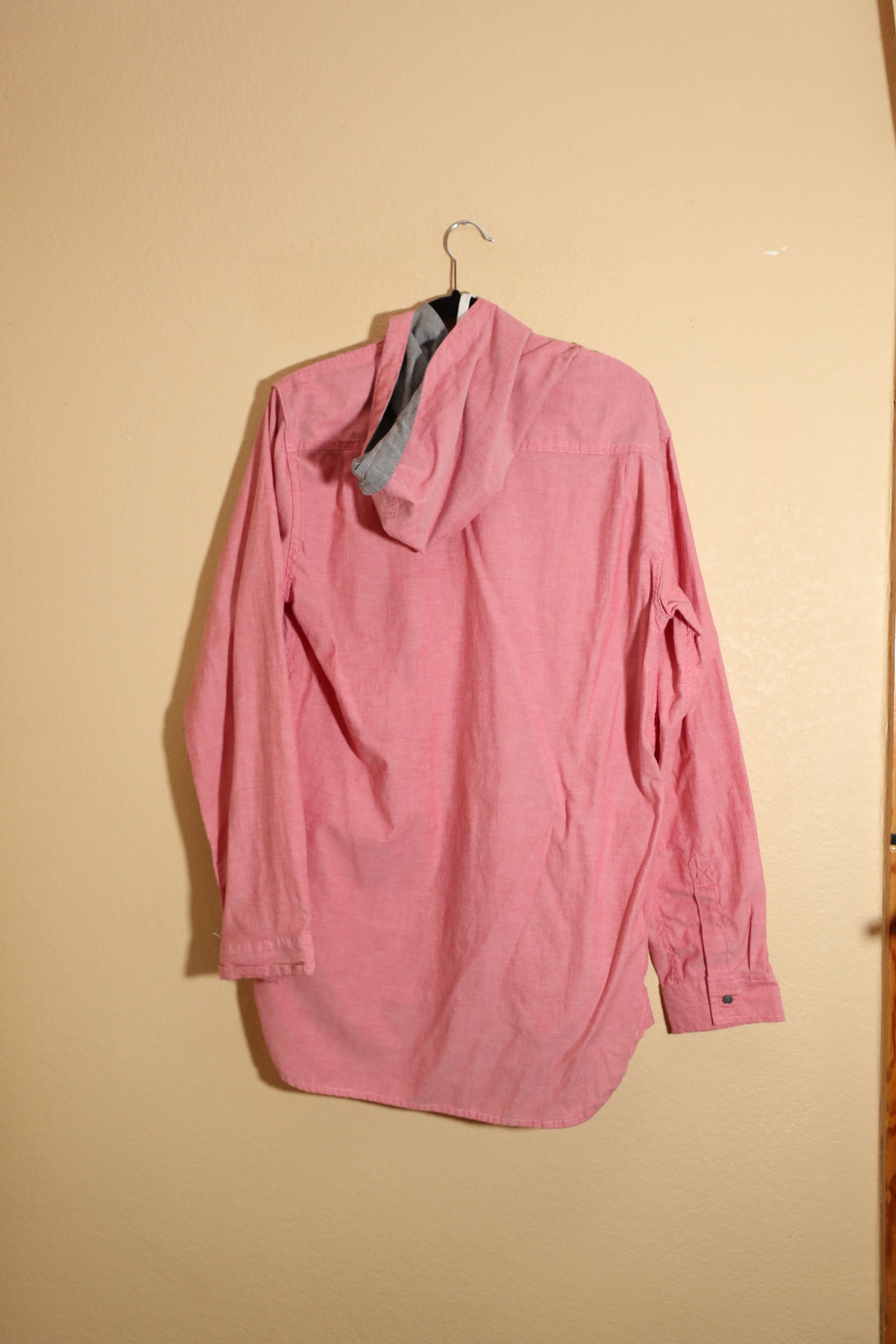Jiberish Jiberish Pink Hooded Button Up (XXL) Size US XXL / EU 58 / 5 - 2 Thumbnail