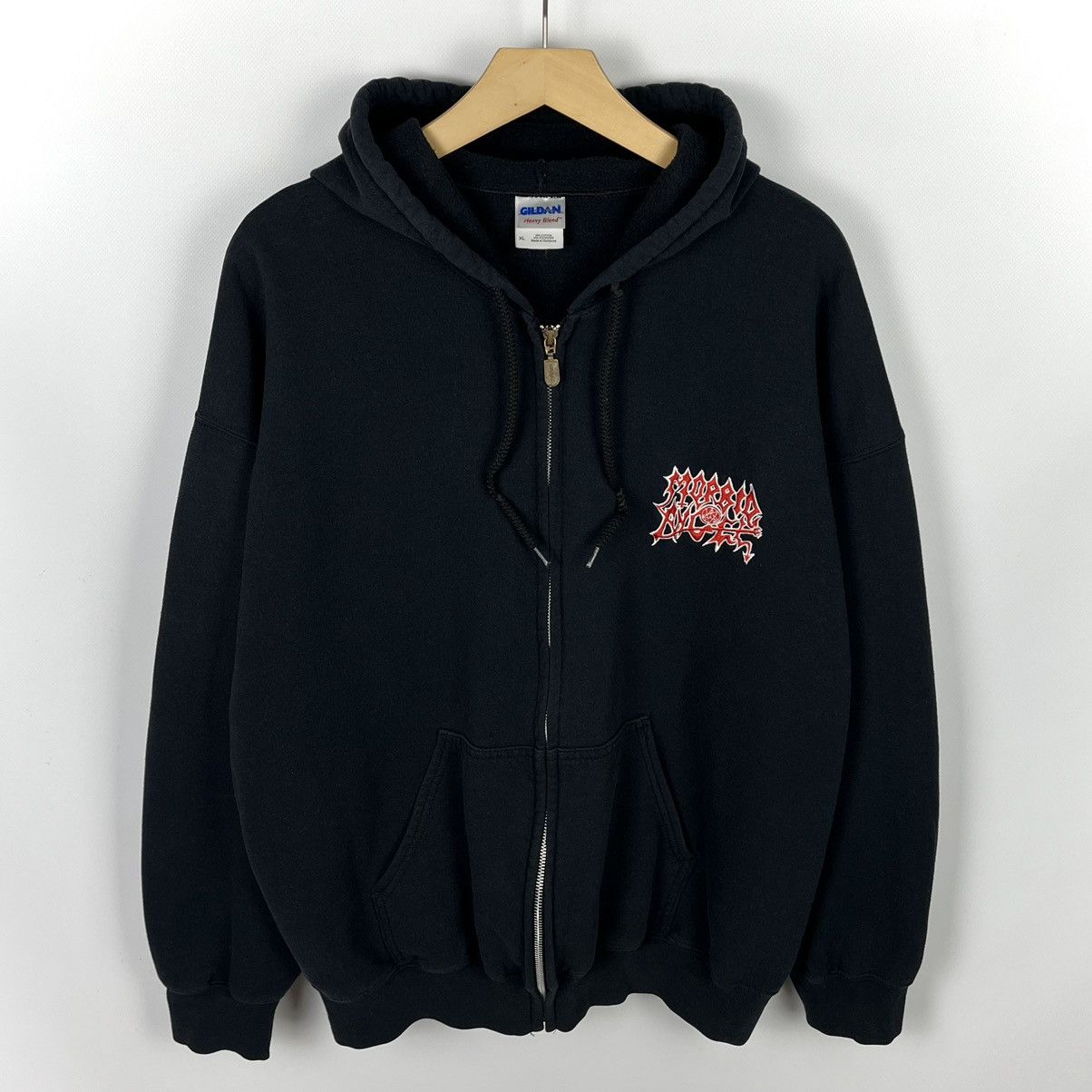 Band Tees Rare Morbid Angels Death Metal Rock Band Zip Hoodie 2003 Size US XL / EU 56 / 4 - 14 Thumbnail