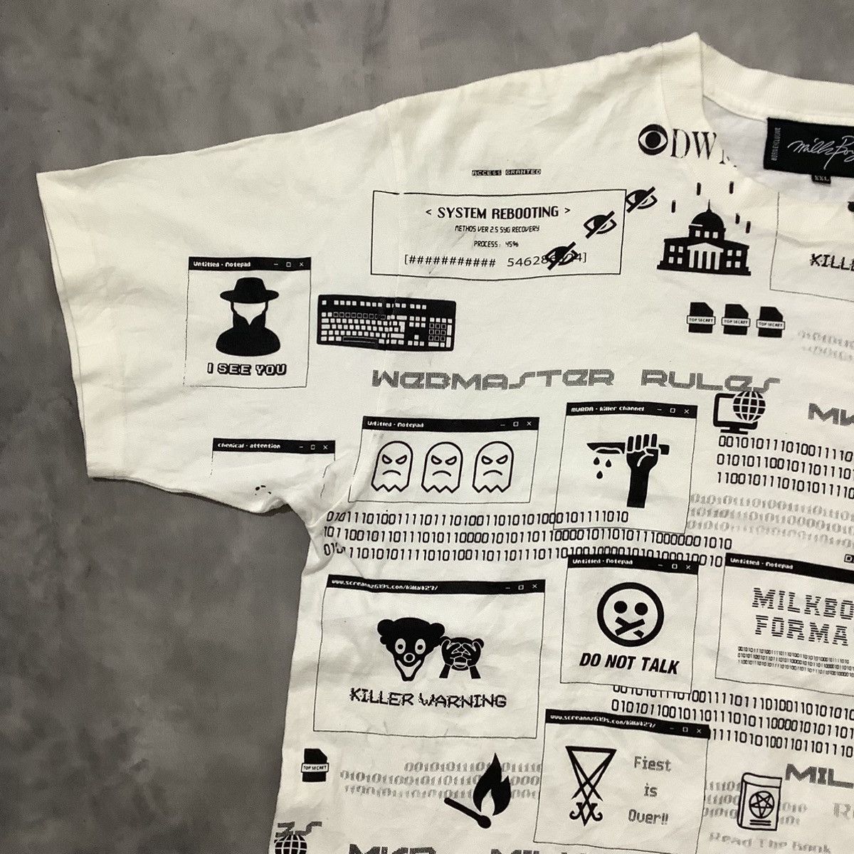 20471120 × Japanese Brand Archive Milkboy Webmaster Rules Size US XXL / EU 58 / 5 - 3 Thumbnail
