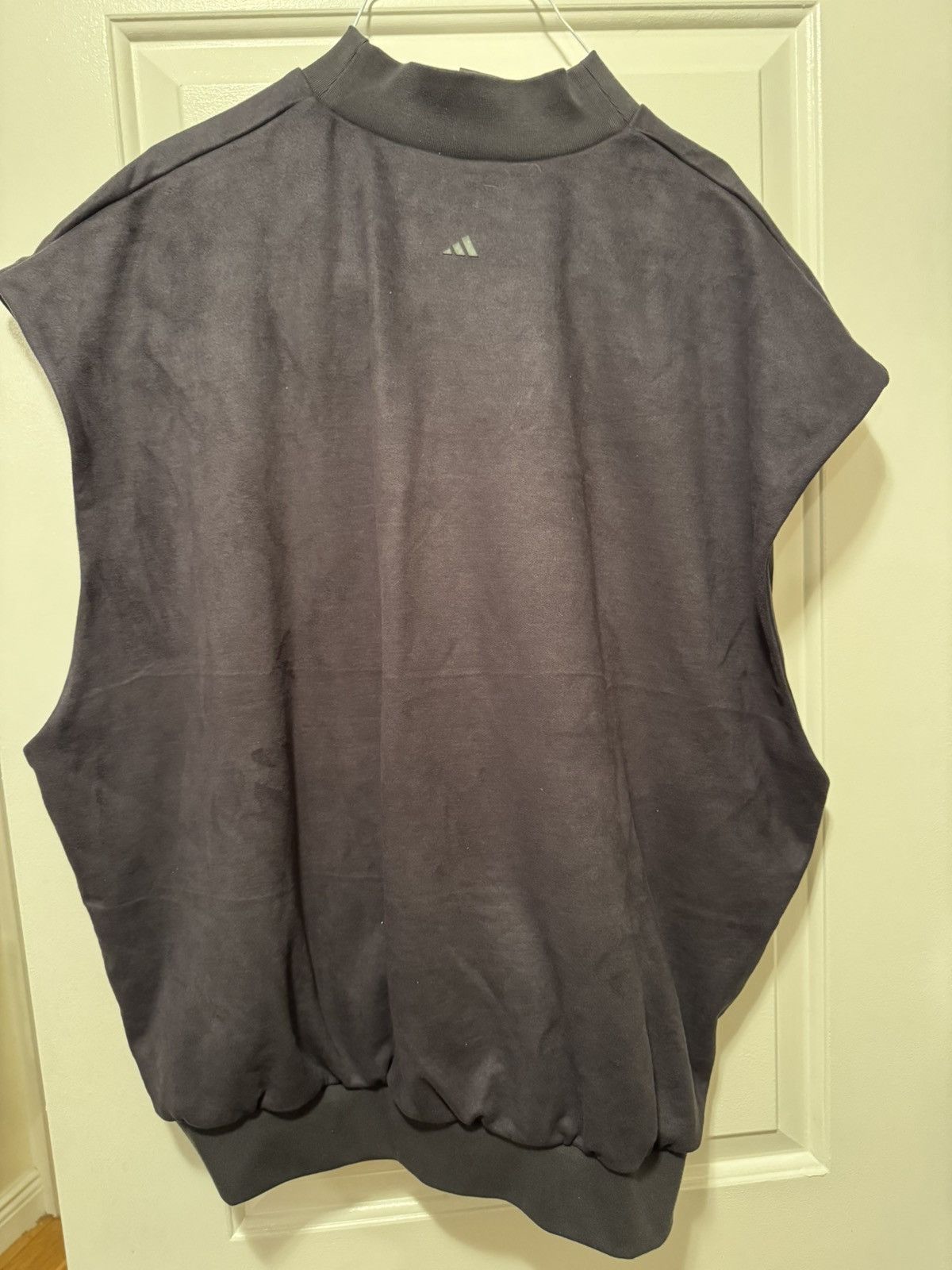 Adidas Adidas Basketball Suede Sleeveless Sweatshirt Size US XL / EU 56 / 4 - 2 Thumbnail
