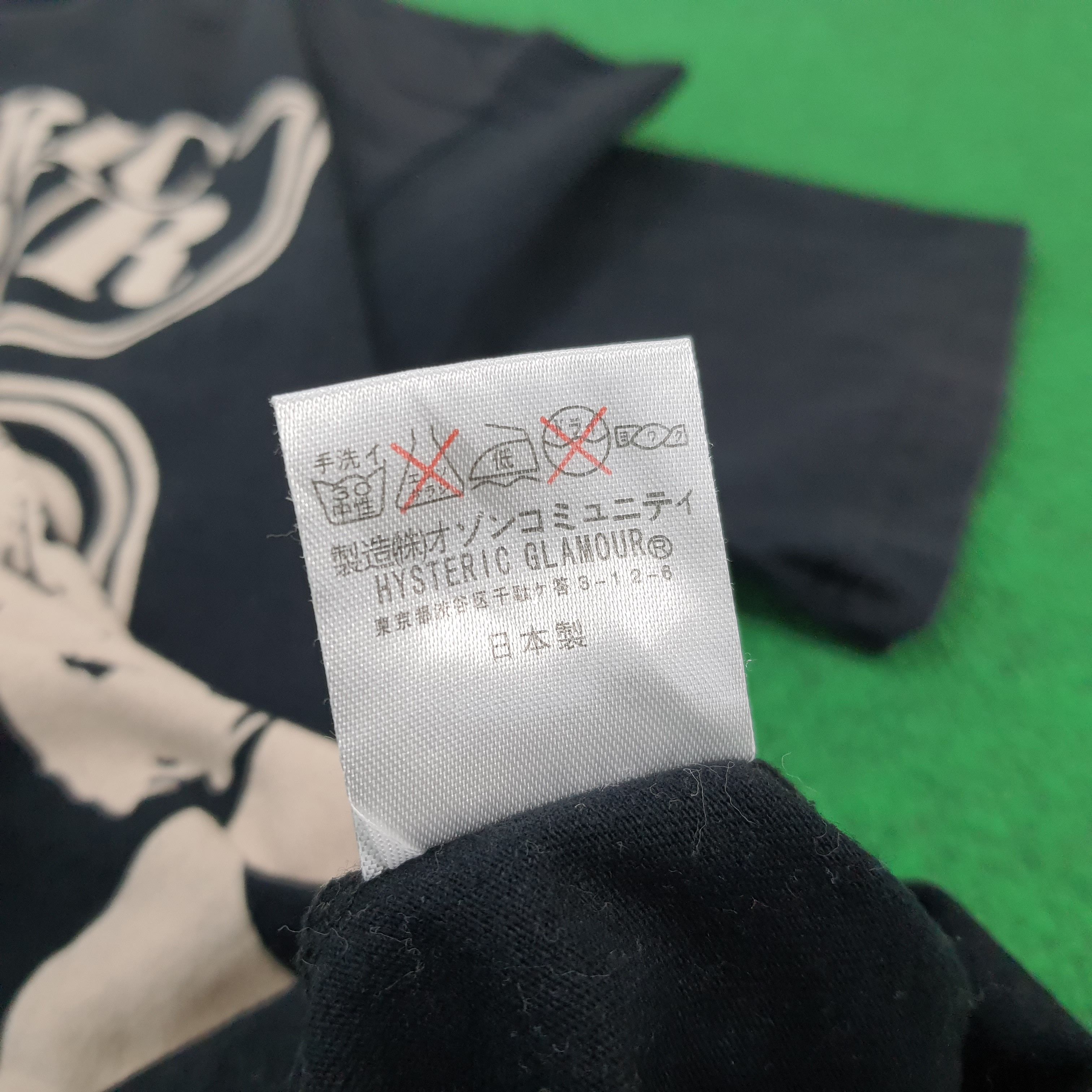 Hysteric Glamour × Vintage Vintage Hysteric Glamour Japanese Streetwear Brand Tshirt Size US S / EU 44-46 / 1 - 7 Thumbnail