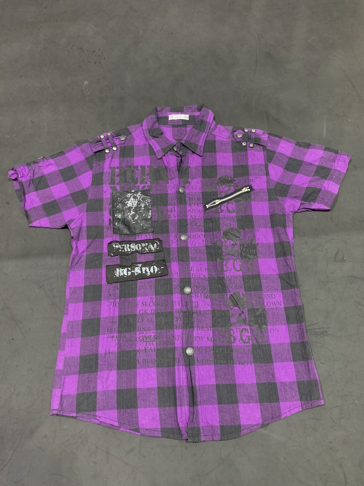 Japanese Brand BerningSho Poem Skull Patched lgb ifsixwasnine Size US M / EU 48-50 / 2 - 1 Thumbnail