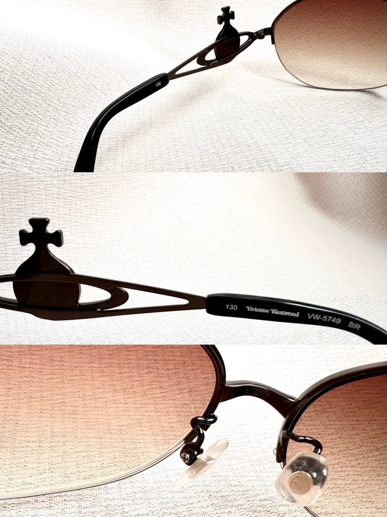 Vivienne Westwood Vivienne Westwood Vintage Large Saturn Logo Sunglasses Size ONE SIZE - 5 Thumbnail