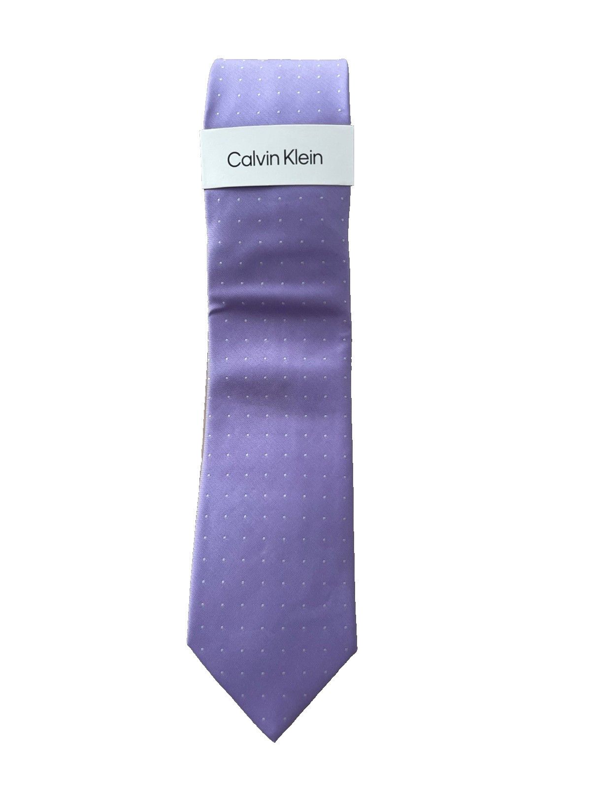 Calvin Klein Calvin Klein CK Dot Print Tie Lavender Size ONE SIZE - 1 Thumbnail