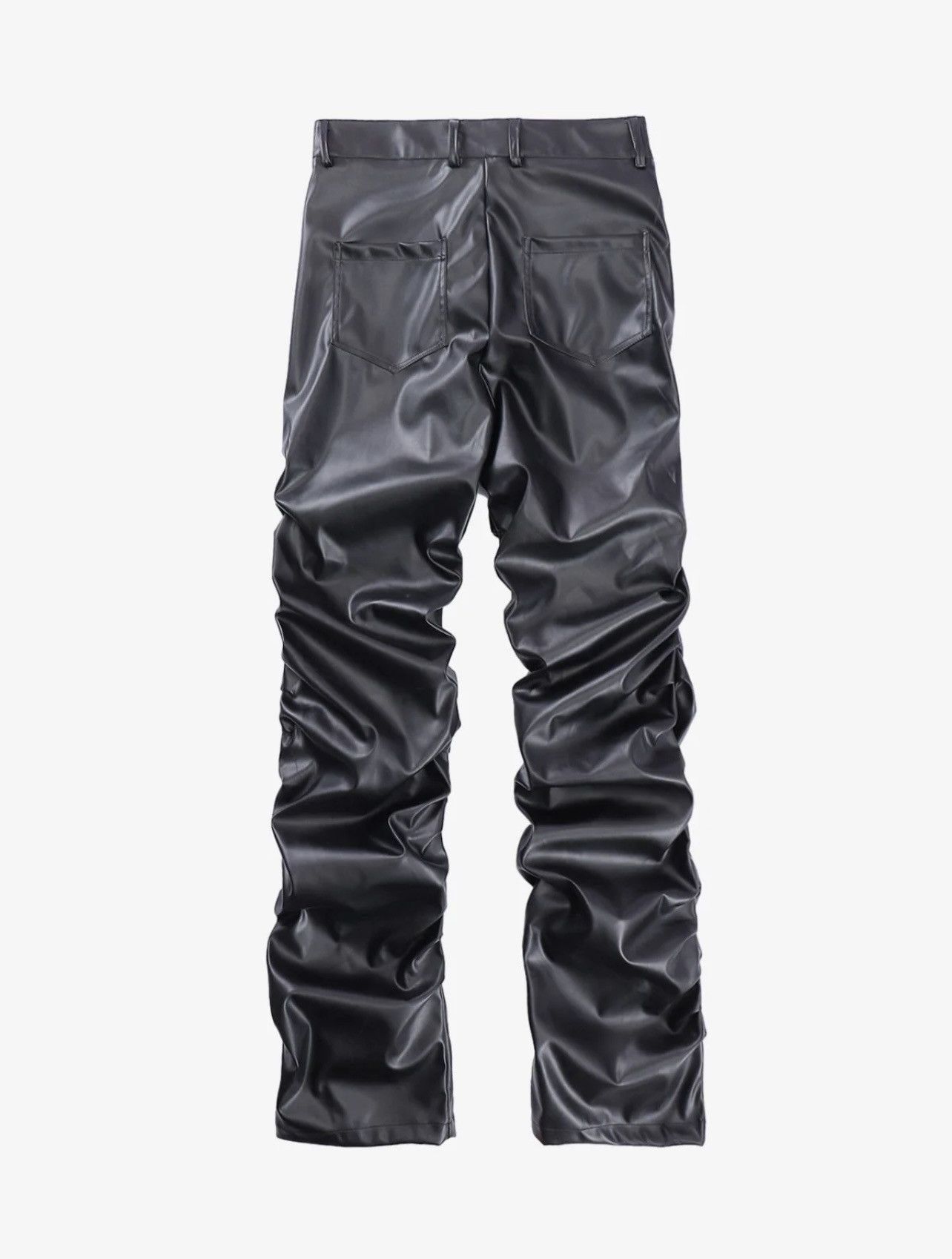 Other Punk Style Pleated Leather Pants Size US 36 / EU 52 - 1 Thumbnail