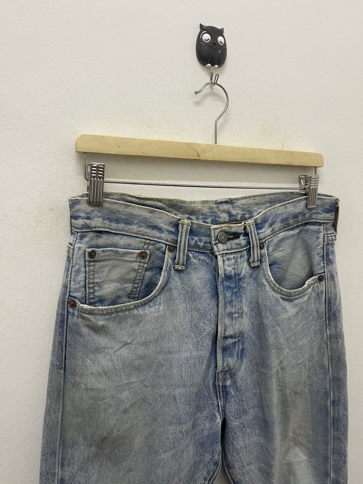 Levi's Vintage Clothing Rare LEVIS 501 Made in Mexico Distressed Grunge Style Size US 29 - 5 Thumbnail
