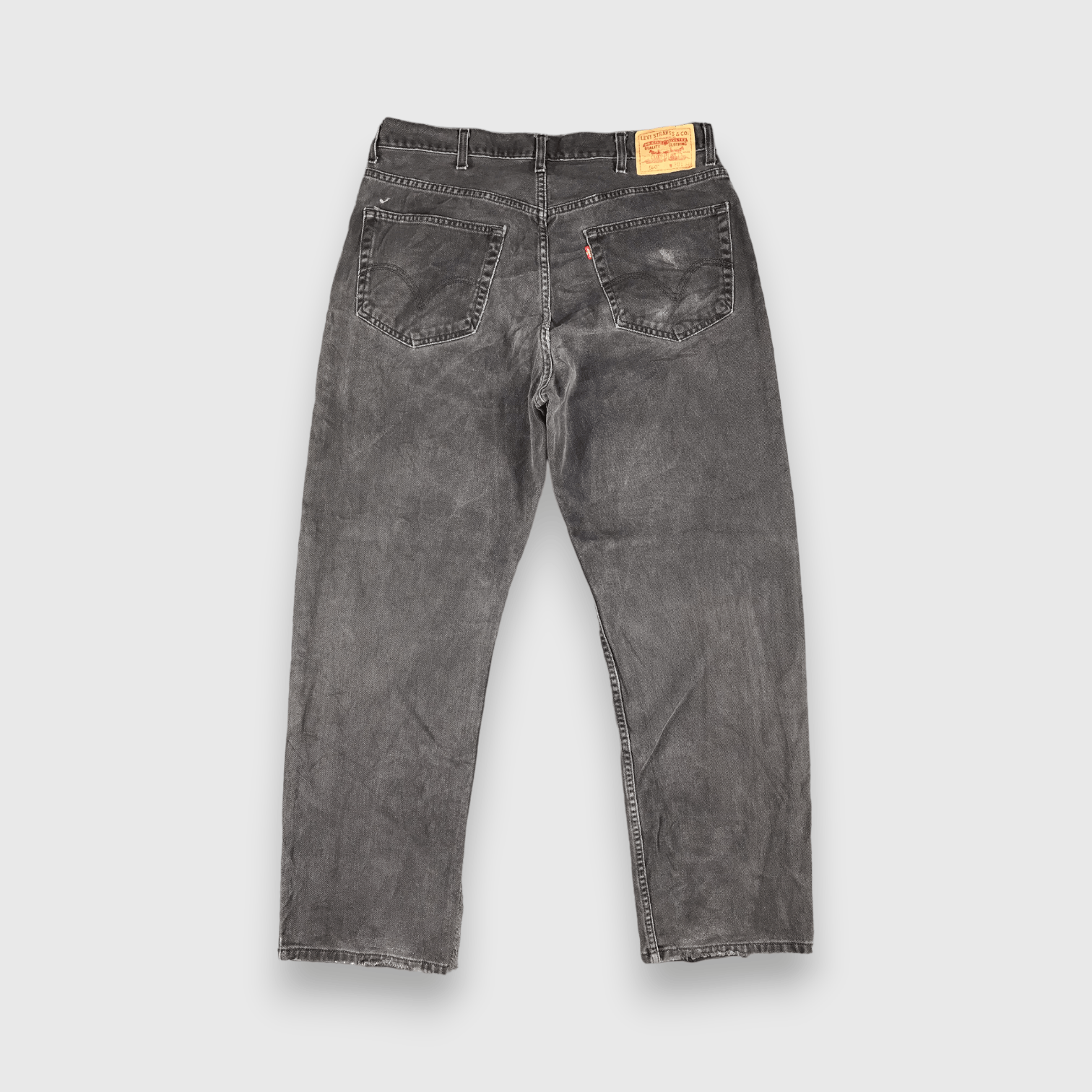 Levi's Vintage Faded Black Levis 550 Jeans-J2601 Size US 36 / EU 52 - 2 Thumbnail