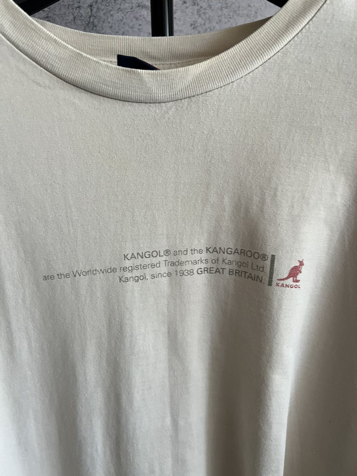 Kangol Crazy Y2K 2000s Kangol T-Shirt Vintage Tee Size US L / EU 52-54 / 3 - 3 Thumbnail