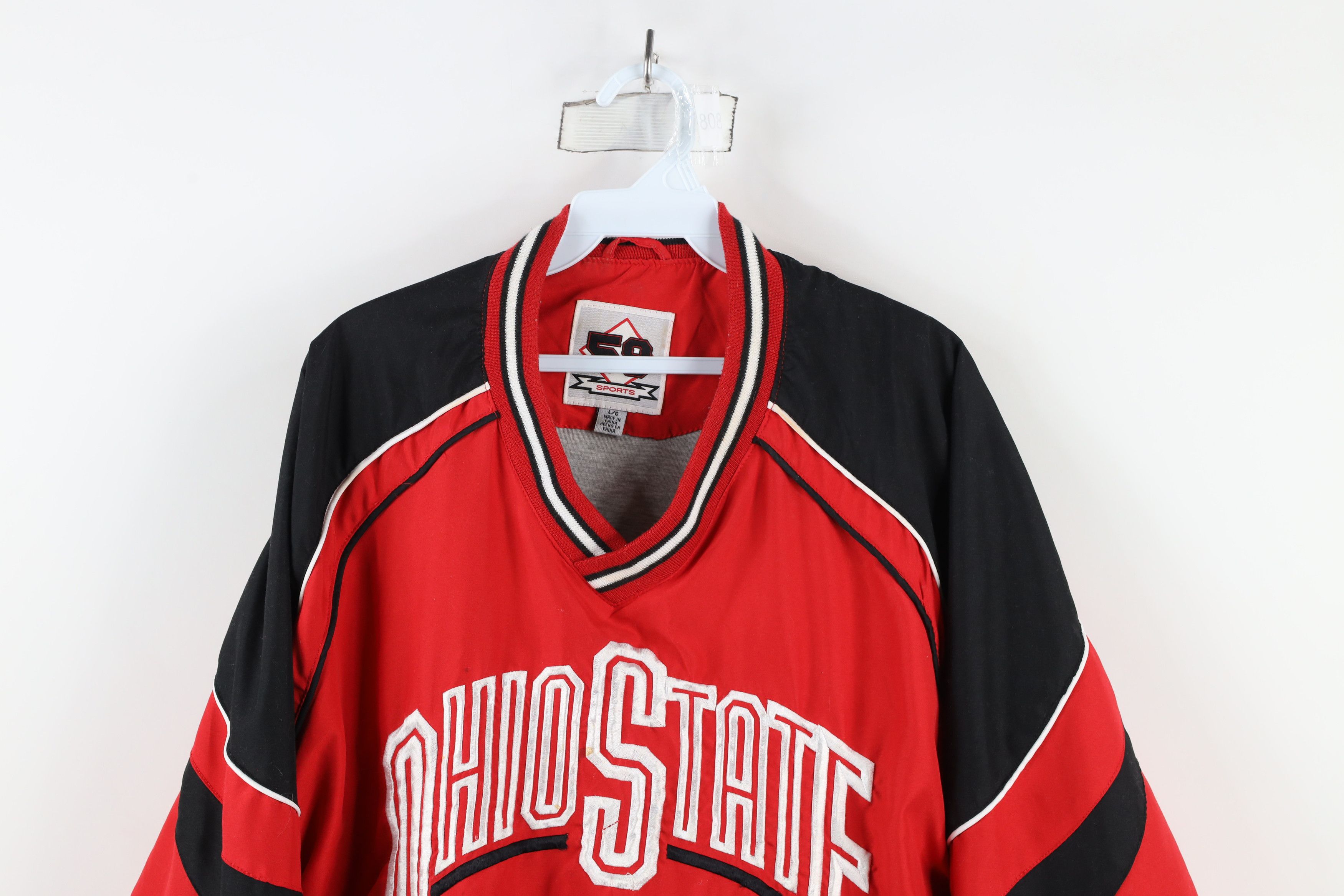 Vintage Vintage 90s Ohio State University Lined Windbreaker Jacket Size US L / EU 52-54 / 3 - 2 Thumbnail