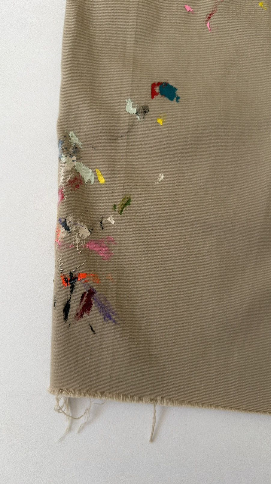 Gallery Dept. ‘Ricky’ Paint Splat Cut Off Beige Shorts Size US 32 / EU 48 - 14 Thumbnail