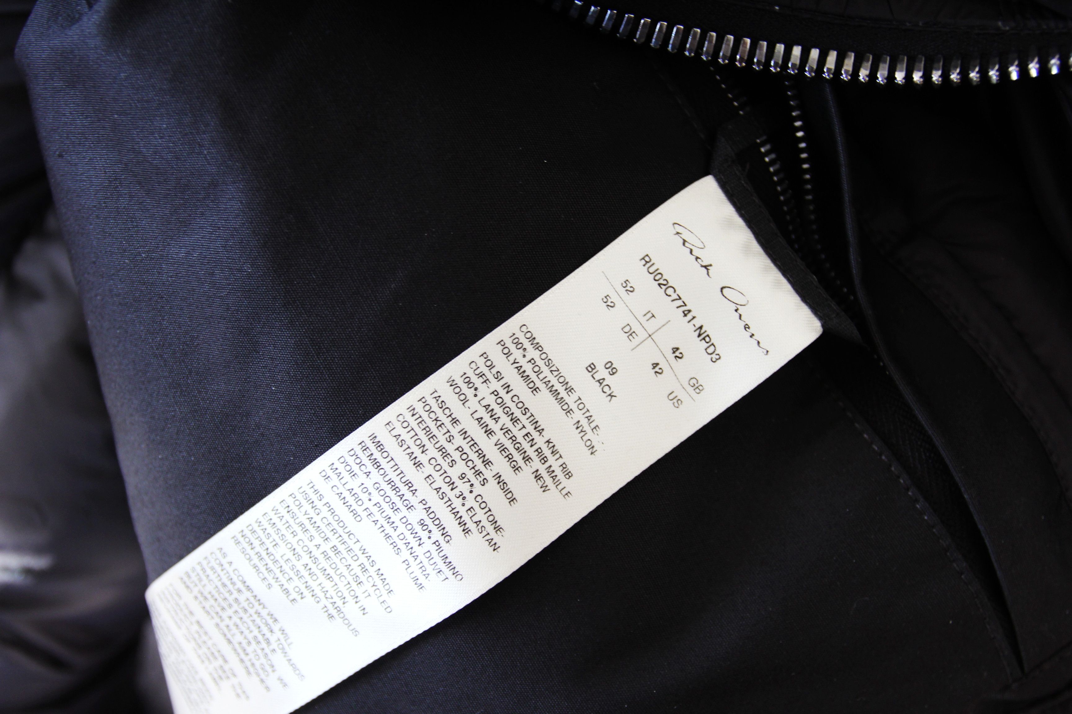 Rick Owens BNWT AW23 RICK OWENS "LUXOR" MOUNTAIN JKT COAT 52 Size US L / EU 52-54 / 3 - 10 Thumbnail