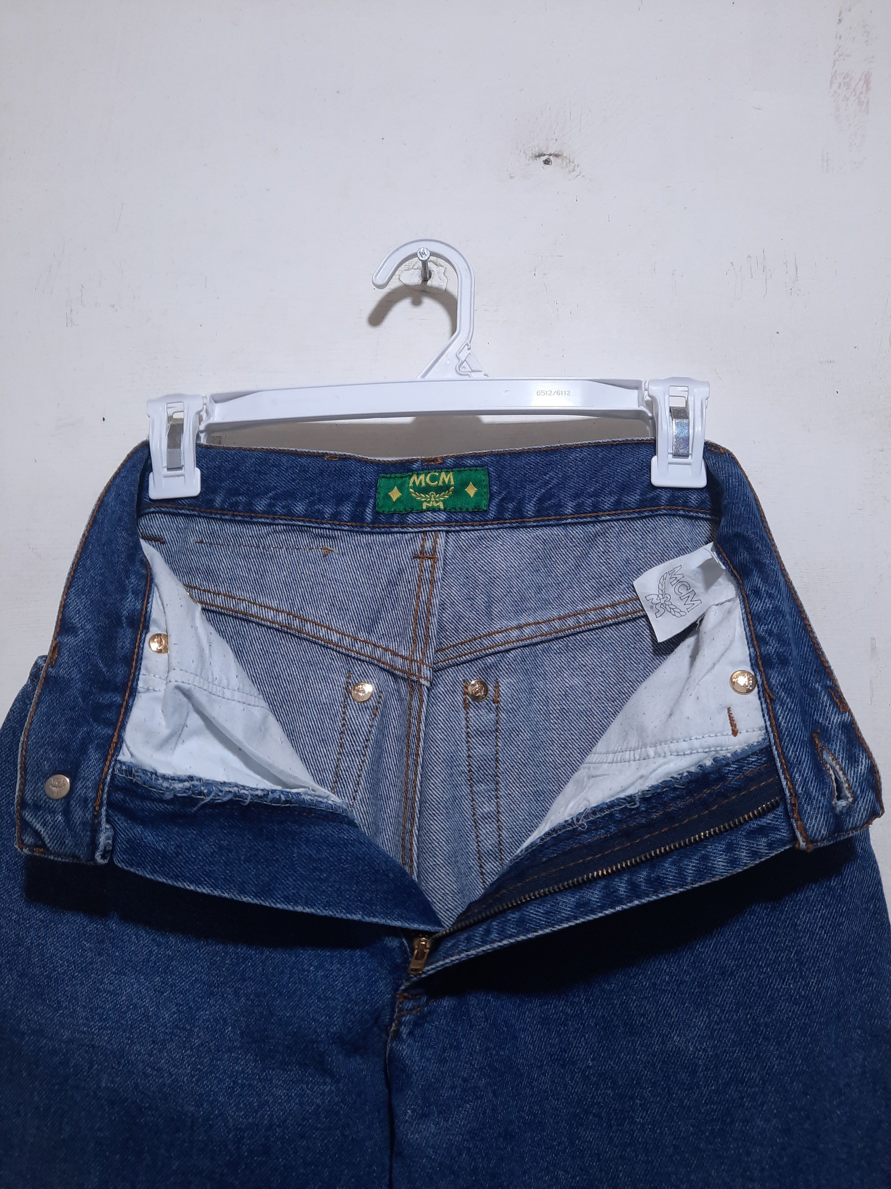 MCM Vintage MCM Denim Pants Size 26" / US 2 / IT 38 - 4 Thumbnail