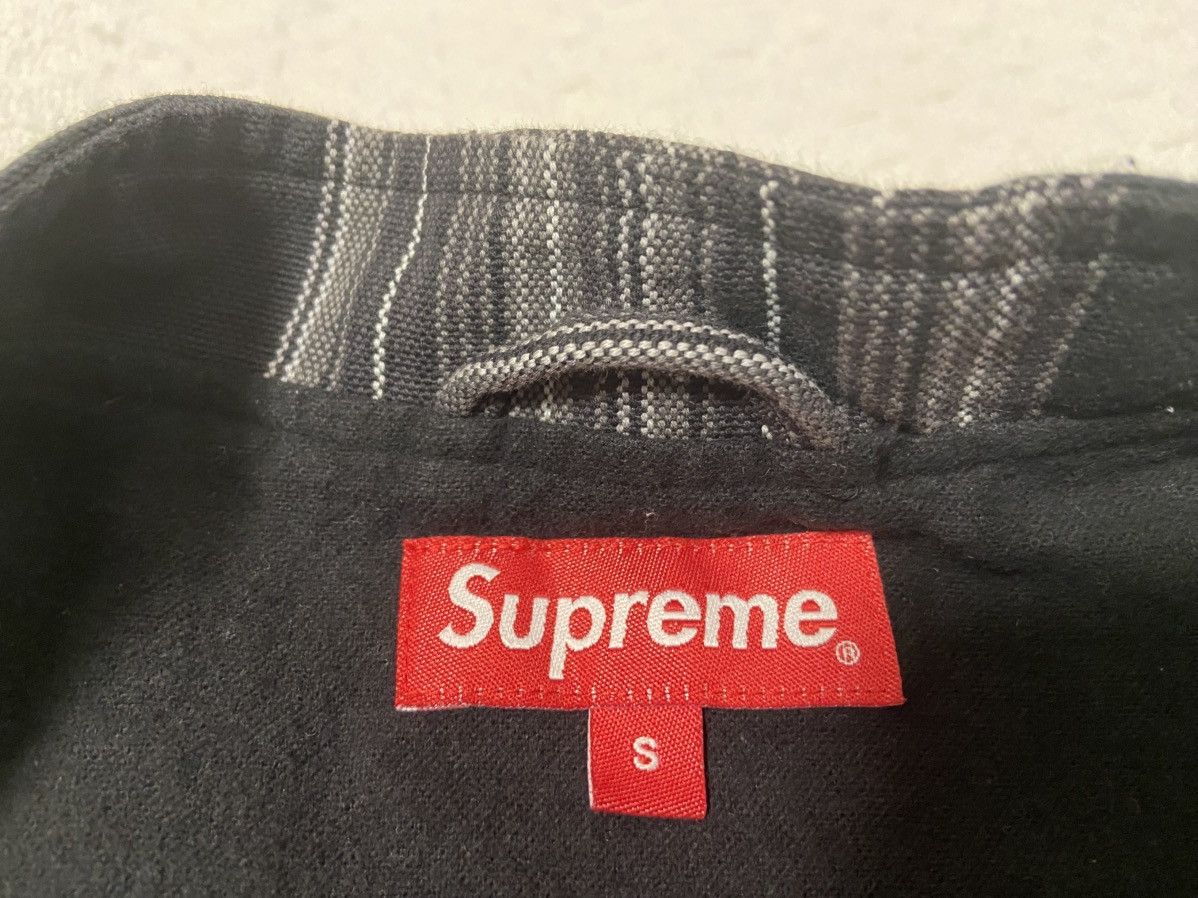 Supreme Supreme Striped Batik Zip Jacket (Black) Size US S / EU 44-46 / 1 - 3 Thumbnail